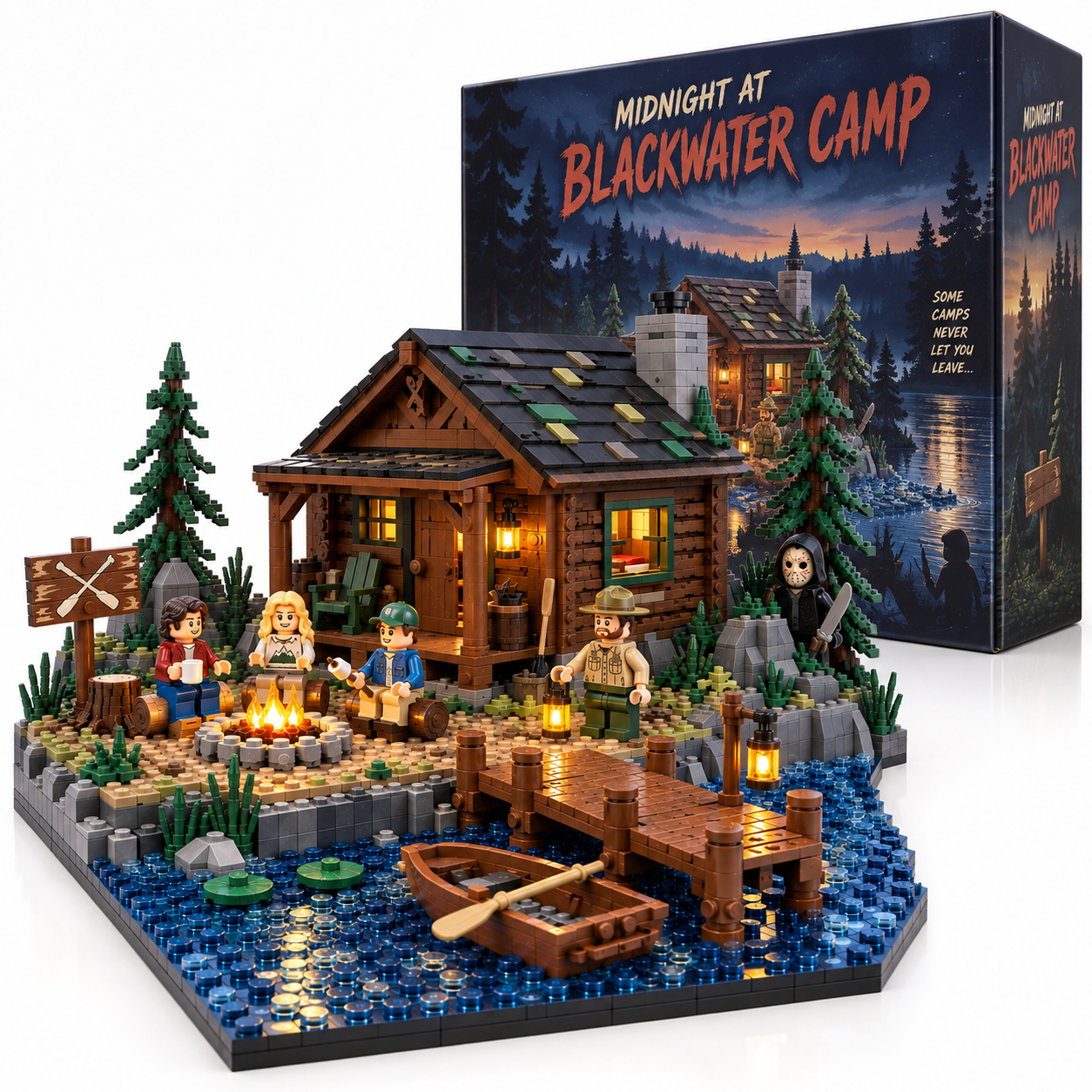 Midnight at Blackwater Camp Building Set 