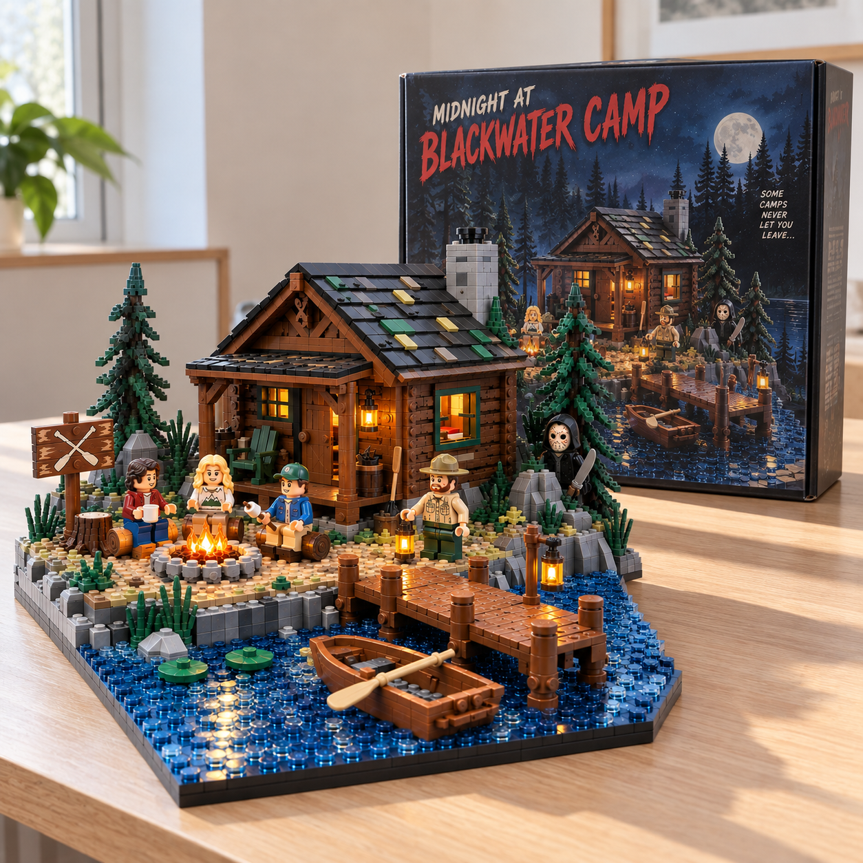 Midnight at Blackwater Camp Building Set 