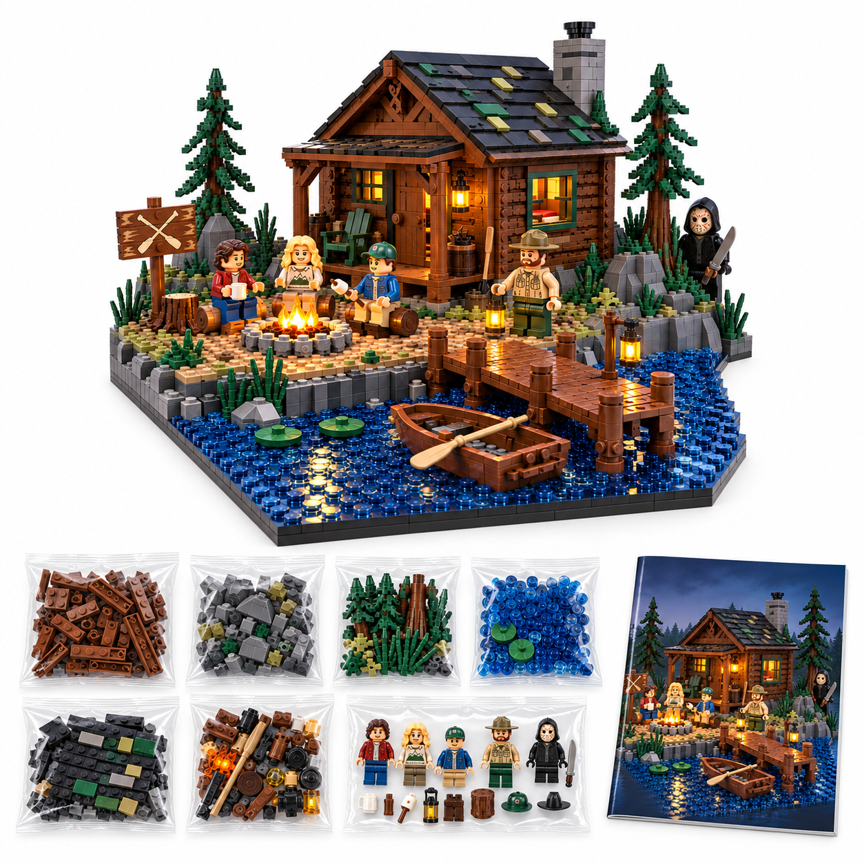 Midnight at Blackwater Camp Building Set 