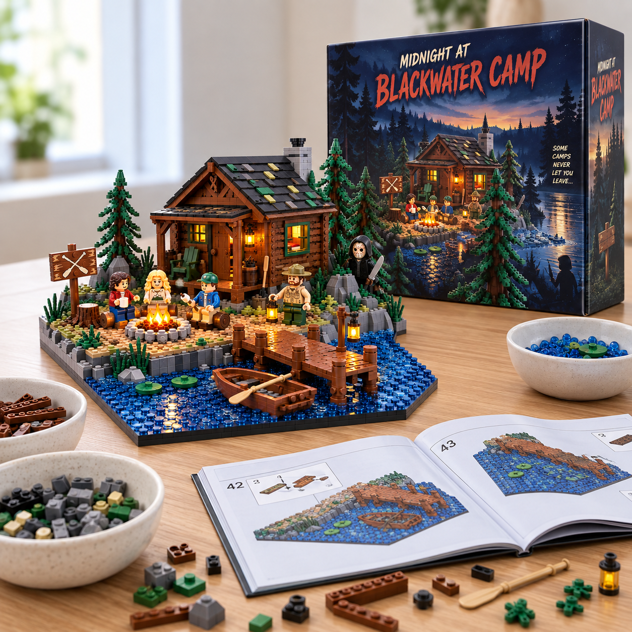 Midnight at Blackwater Camp Building Set 