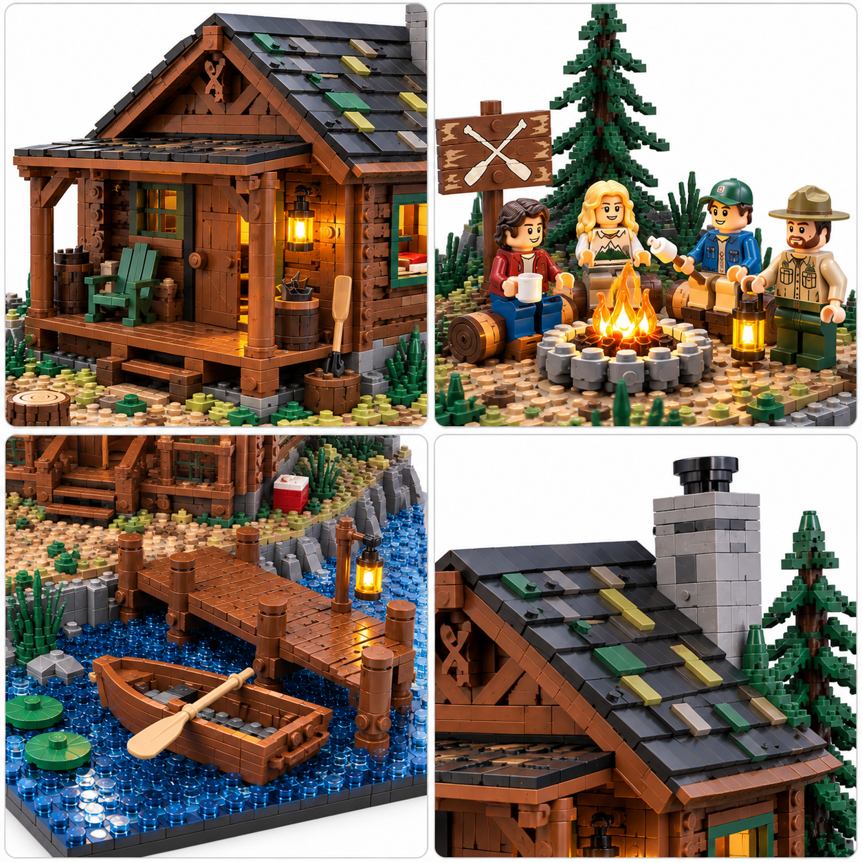 Midnight at Blackwater Camp Building Set 