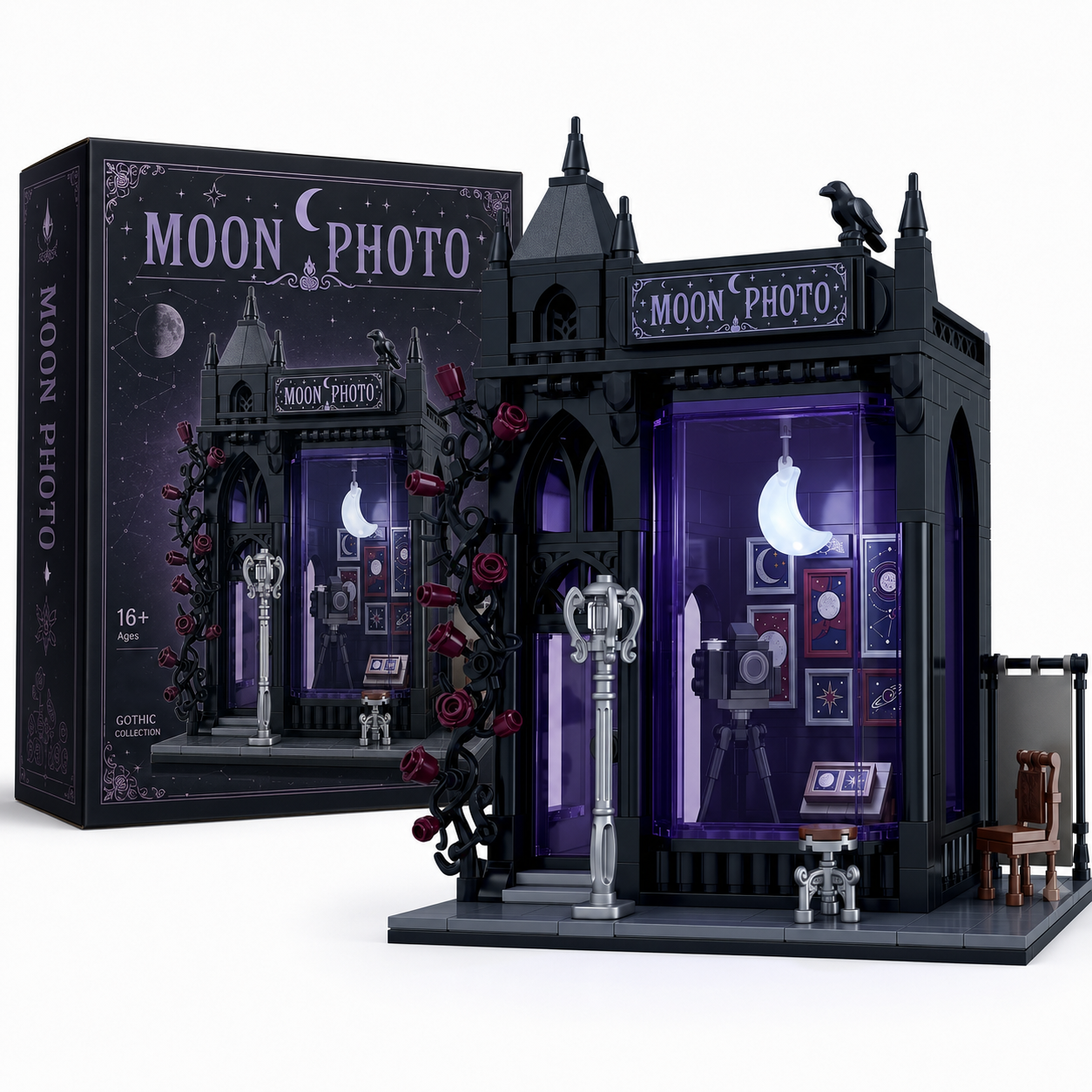 Moon Photo Gothic Studio Display Building Set