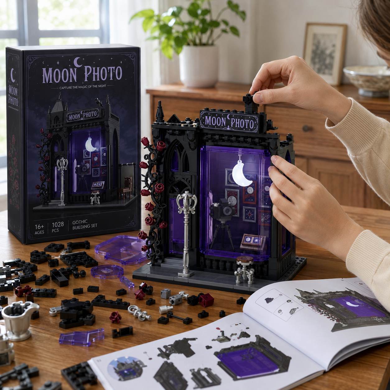 Moon Photo Gothic Studio Display Building Set