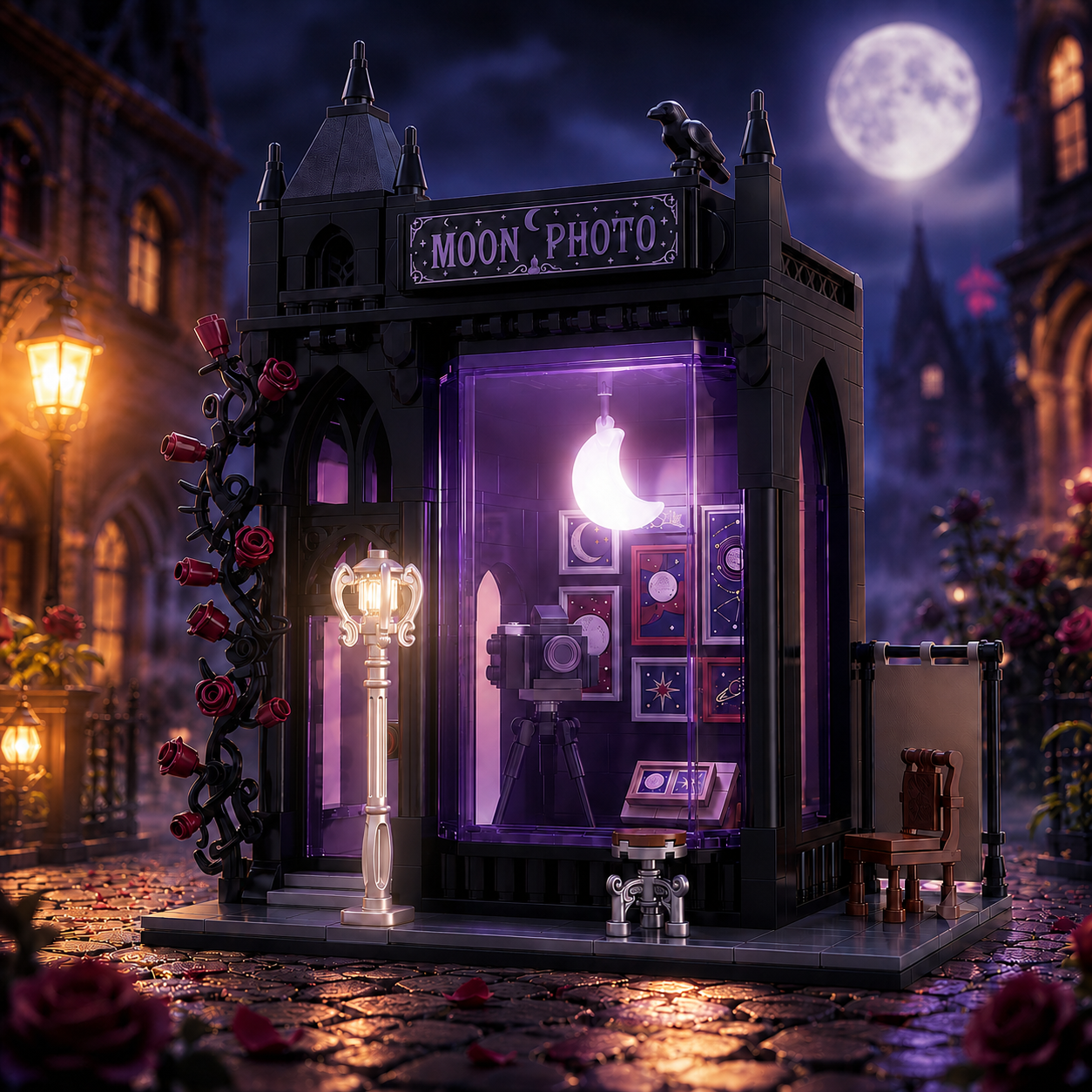 Moon Photo Gothic Studio Display Building Set