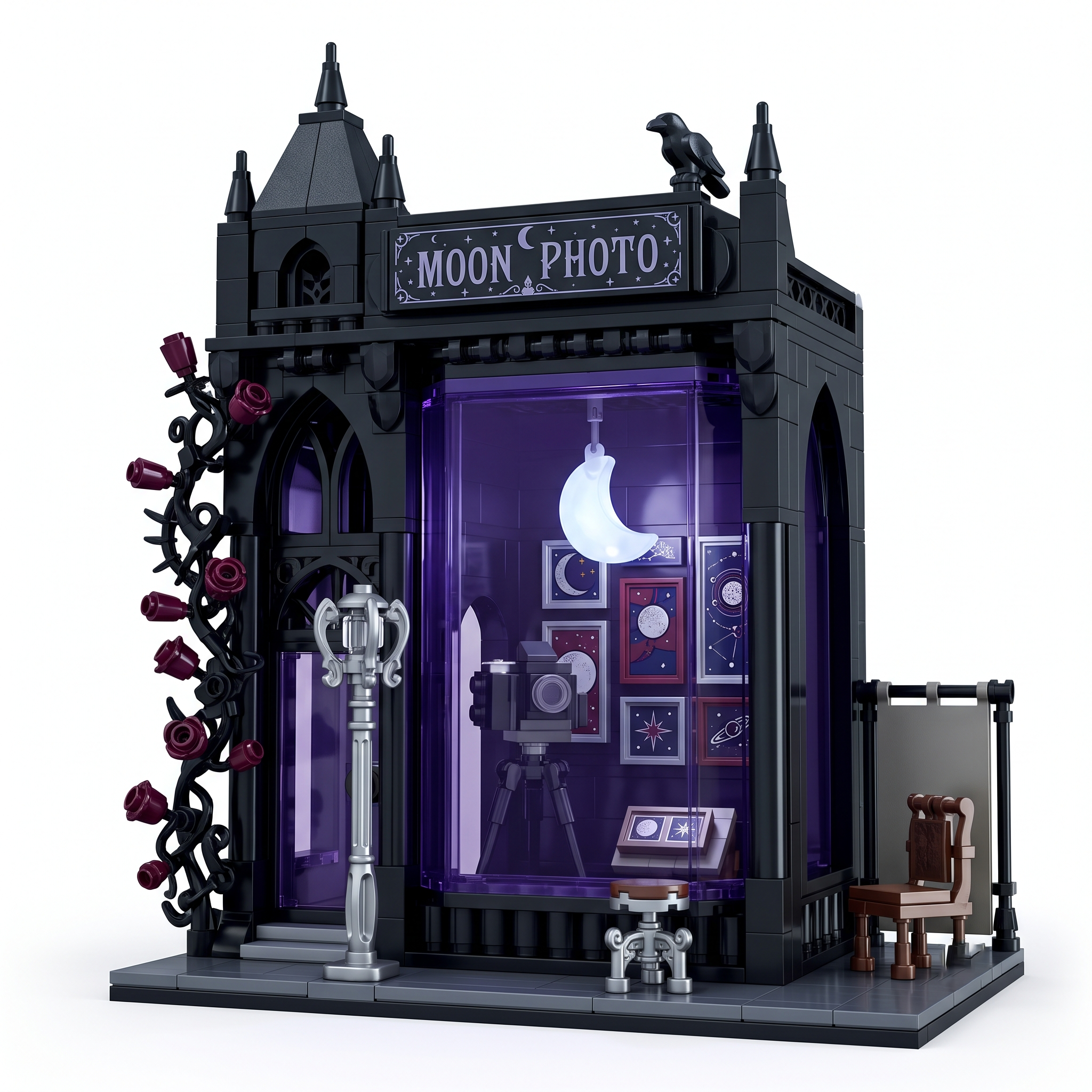 Moon Photo Gothic Studio Display Building Set
