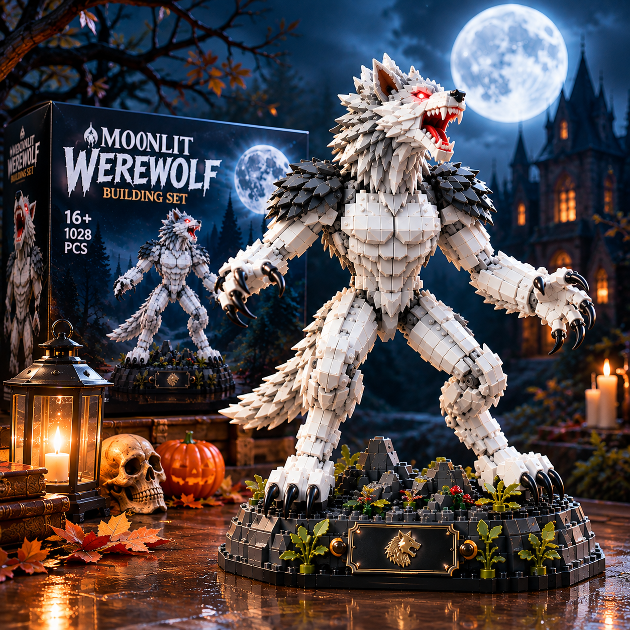 Moonlit Werewolf Building Set