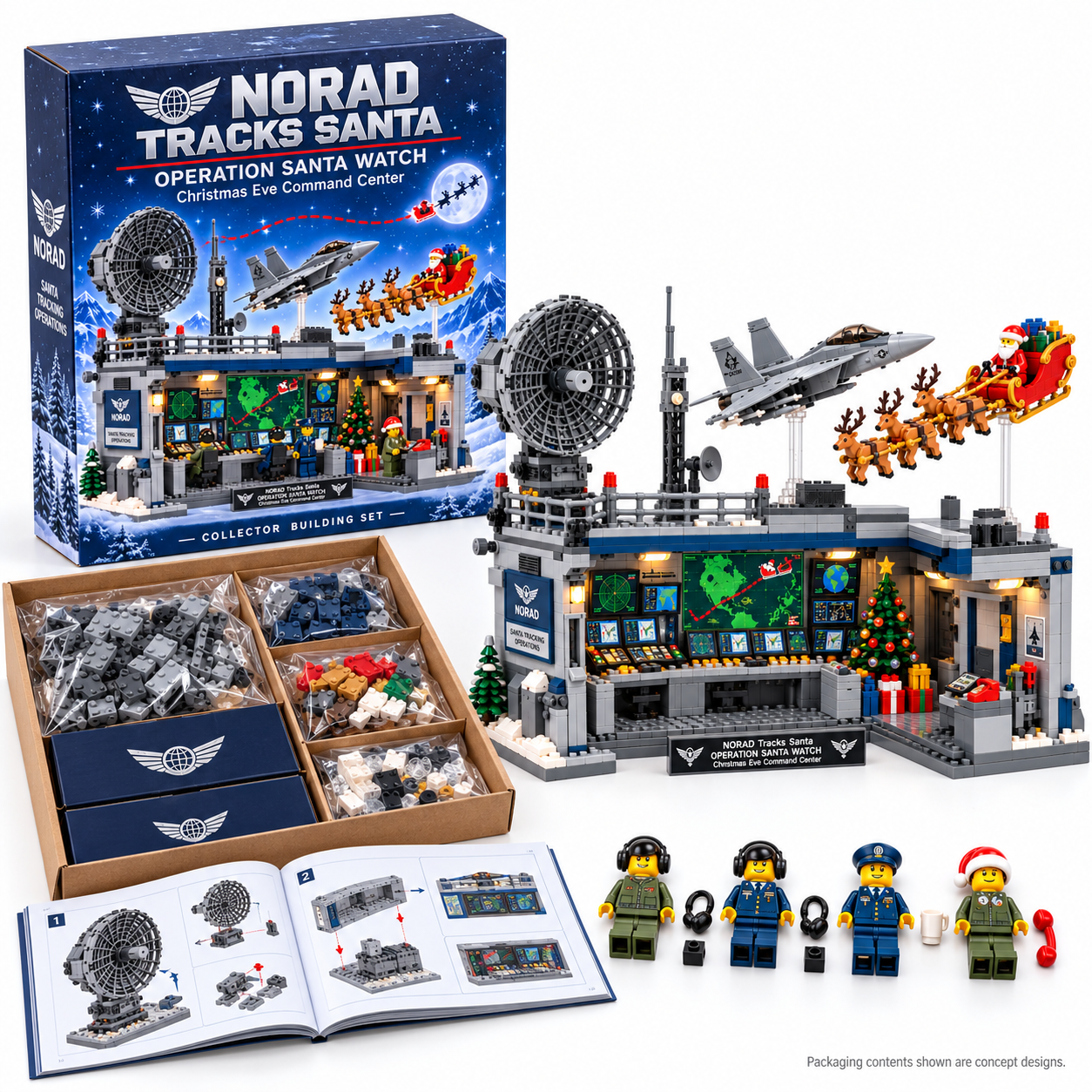 norad-tracks-santa-christmas-eve-command-center-building-set – DOMIBRICK