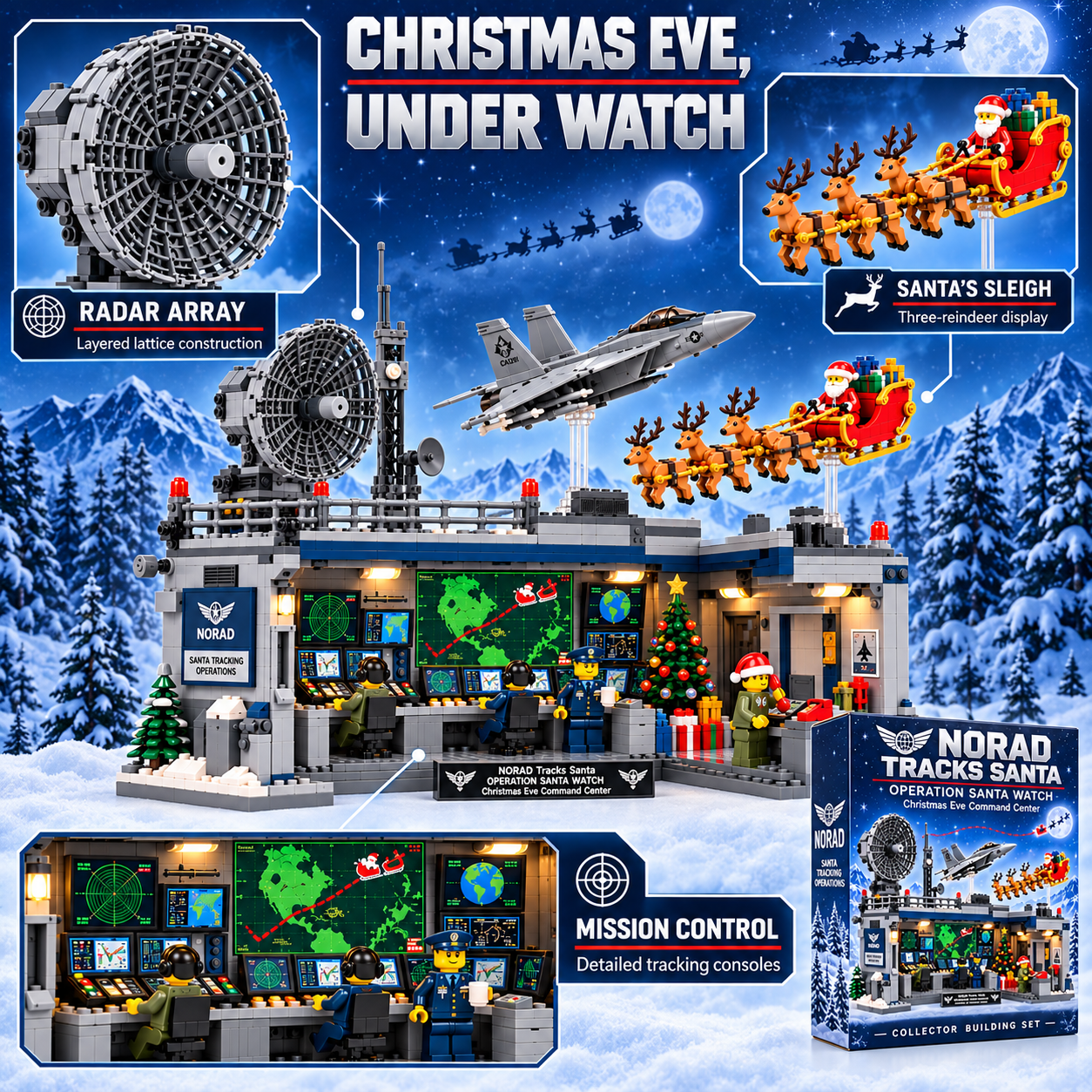 norad-tracks-santa-christmas-eve-command-center-building-set – DOMIBRICK