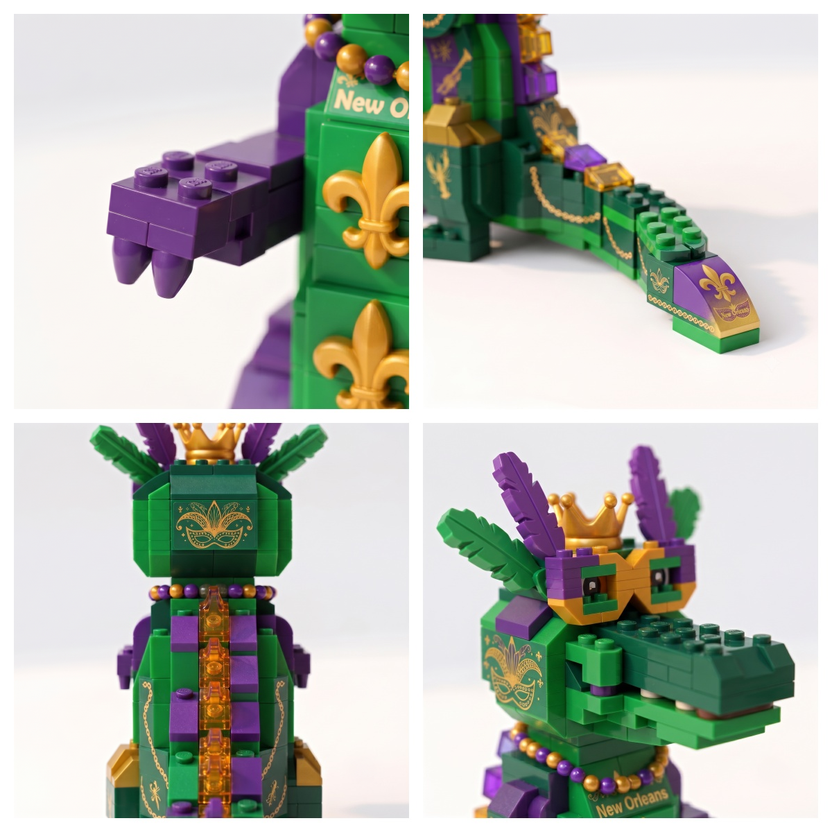 Mardi Gras Carnival Gator — New Orleans Celebration Collector’s Edition Building Set