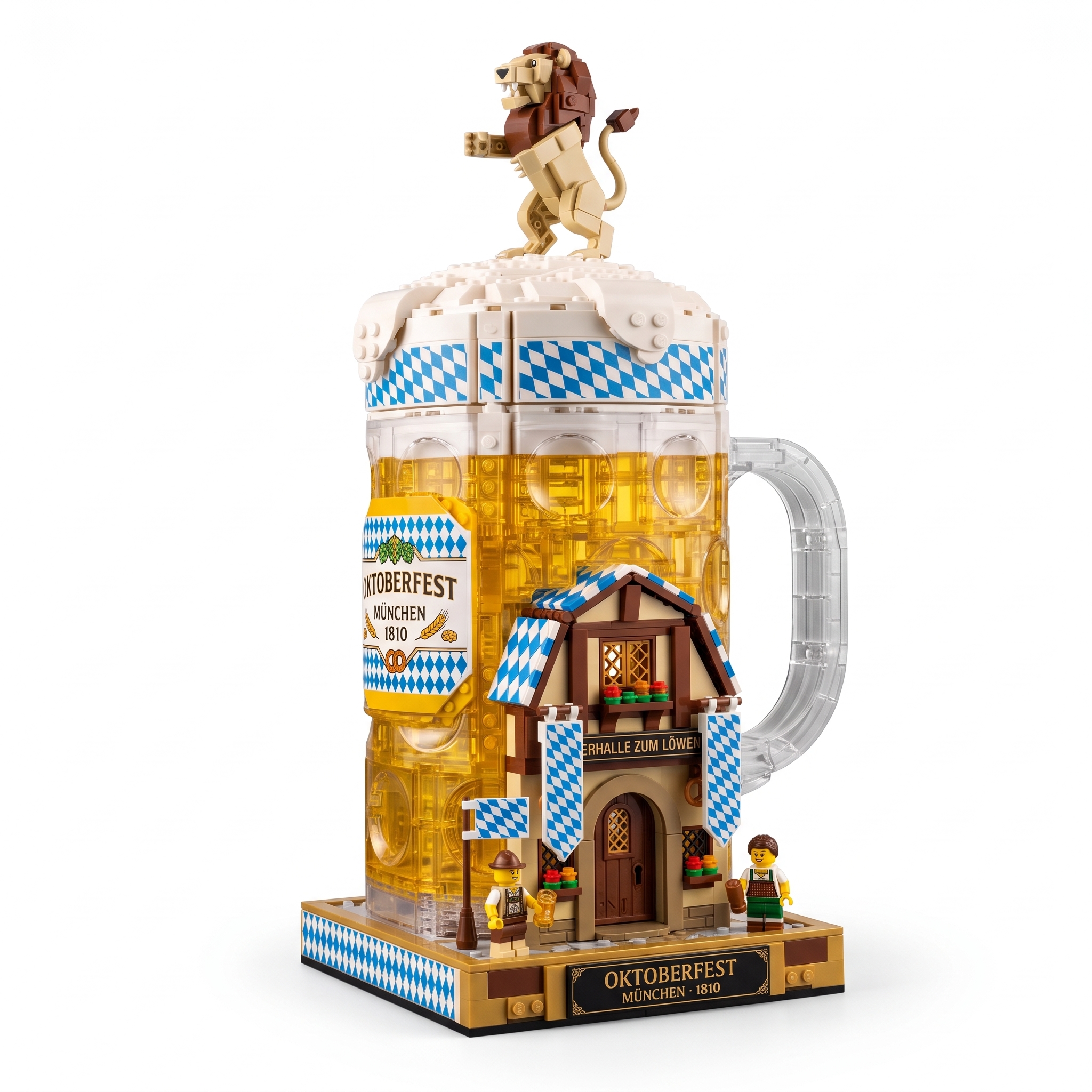 Oktoberfest München 1810 Bavarian Beer Stein Building Set