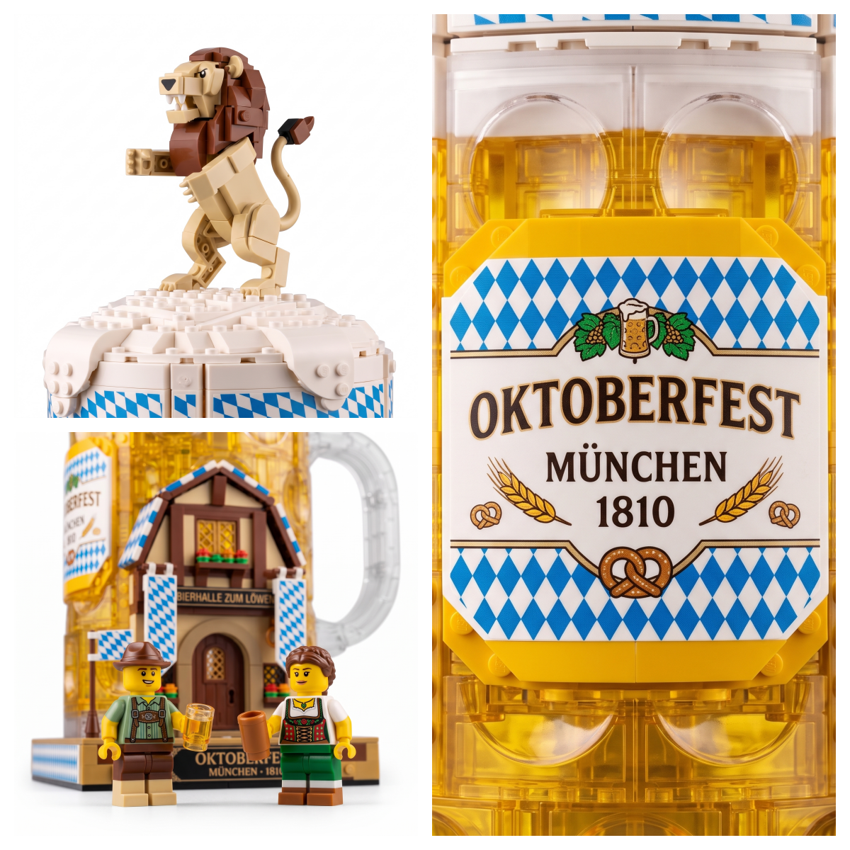 Oktoberfest München 1810 Bavarian Beer Stein Building Set