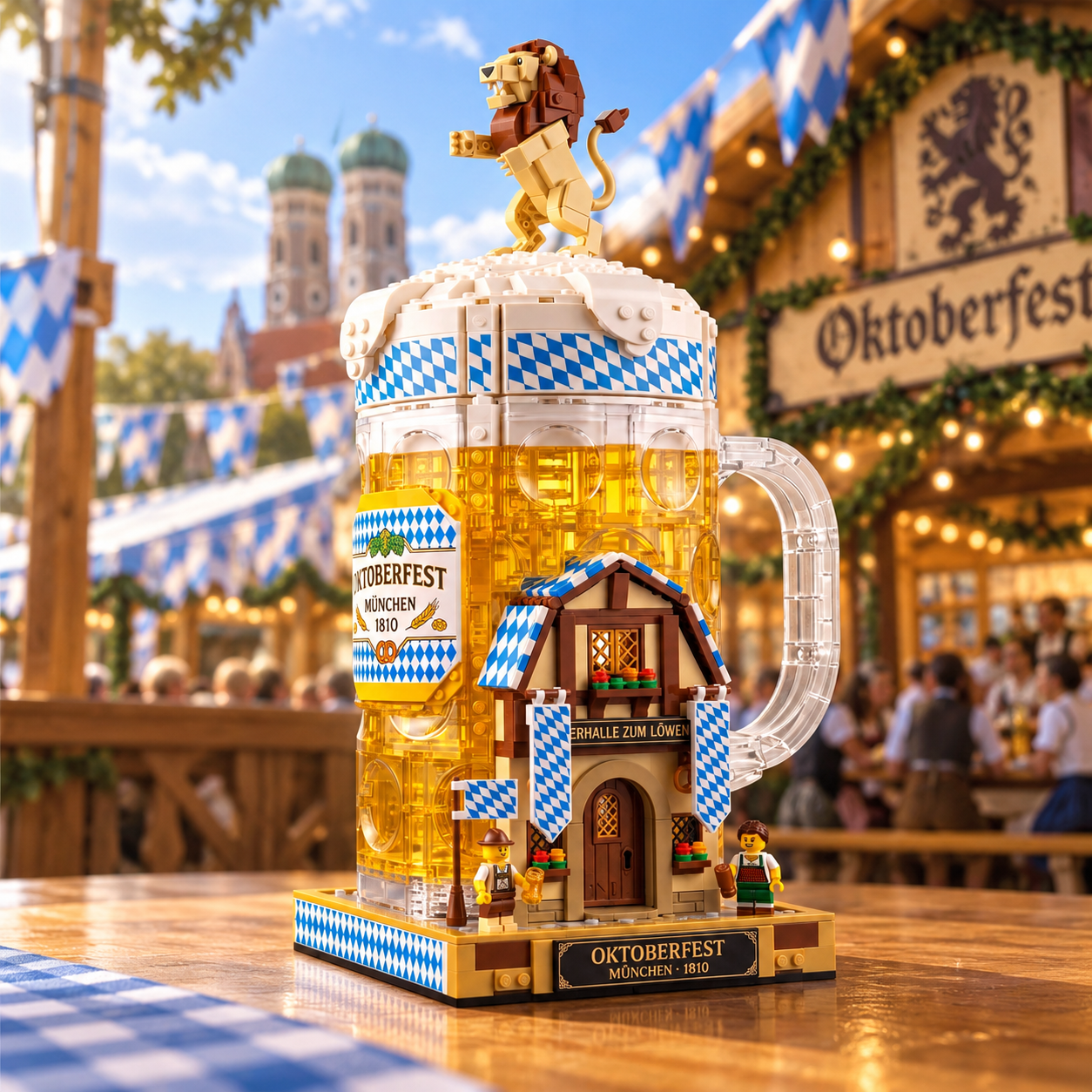 Oktoberfest München 1810 Bavarian Beer Stein Building Set