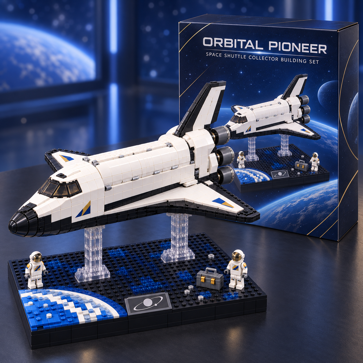 Orbital Pioneer Space Shuttle Collector Building Set 