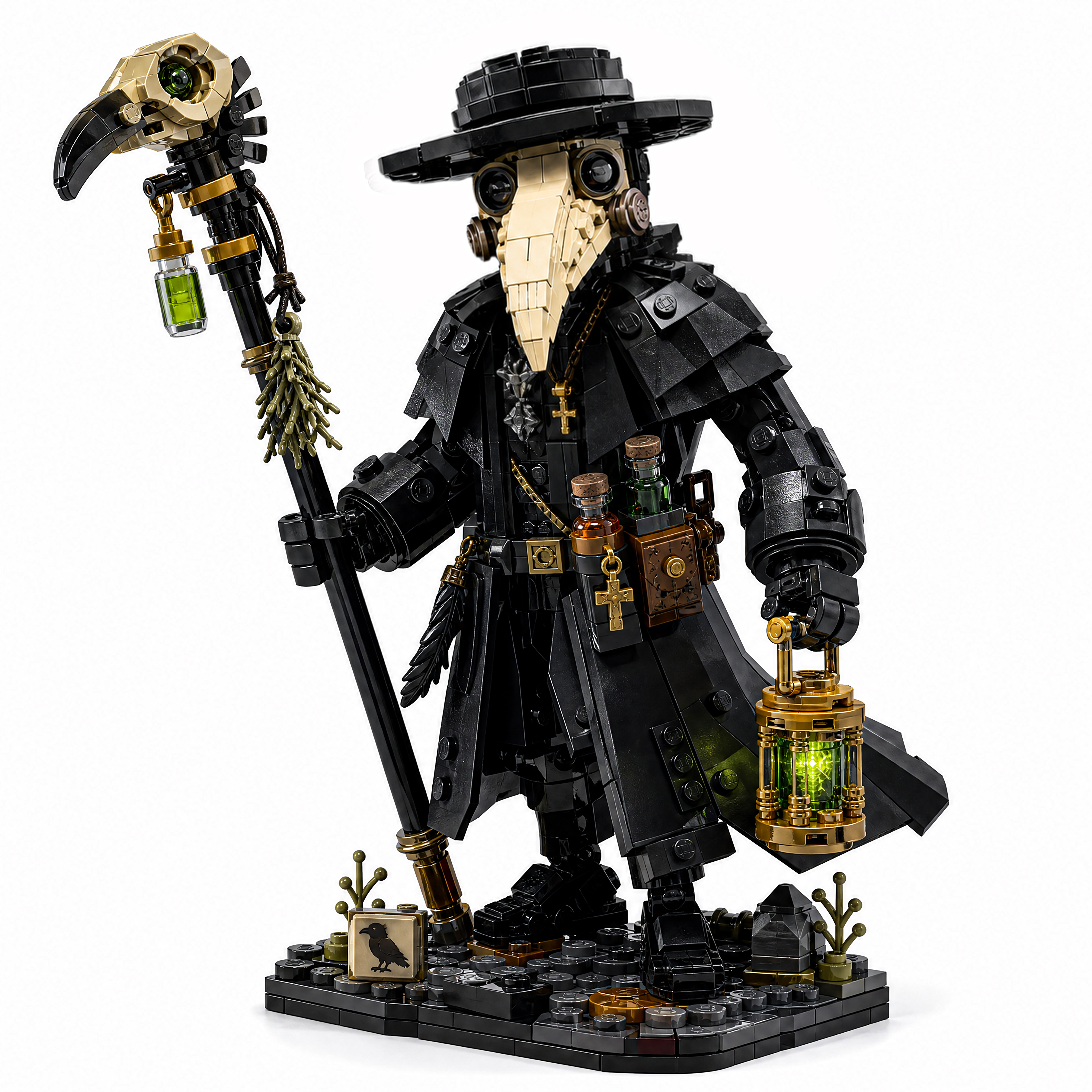 Plague Doctor Apothecary Warden Collector Building Set