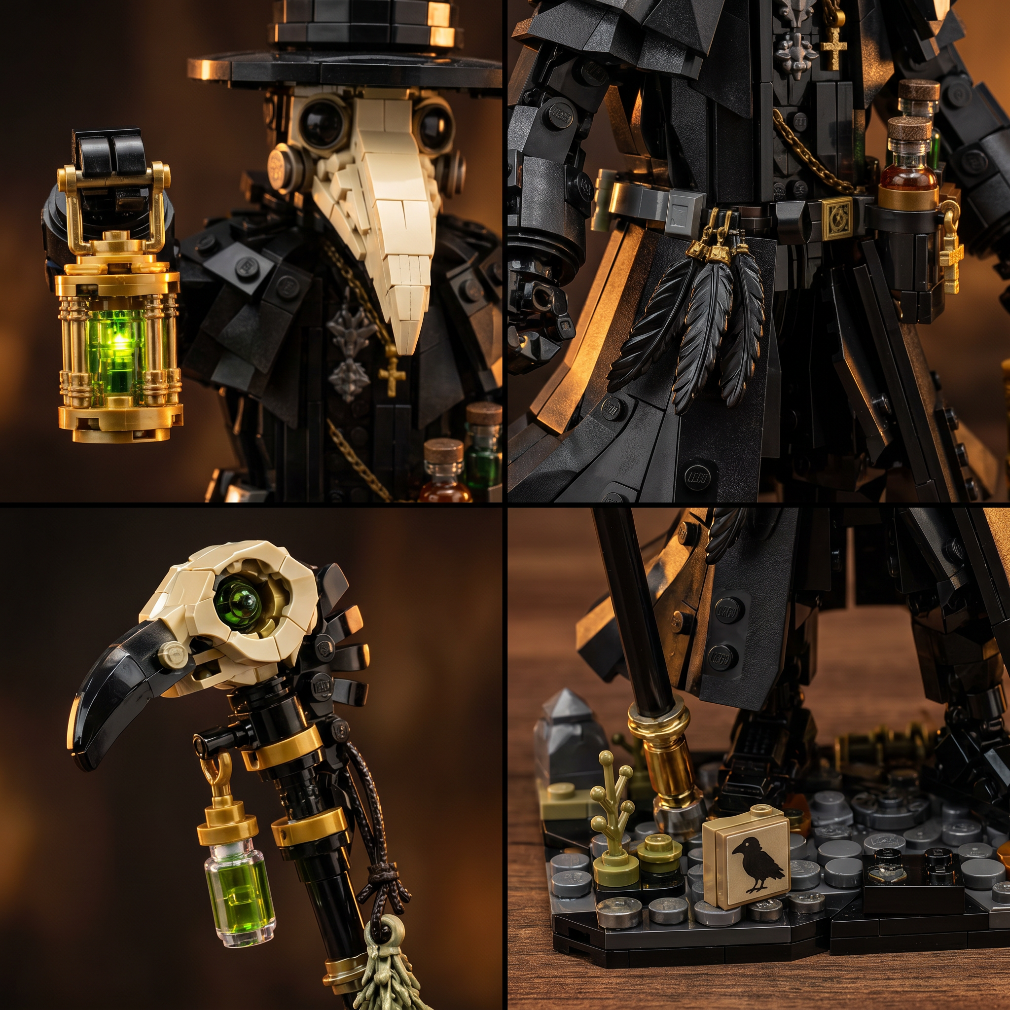 Plague Doctor Apothecary Warden Collector Building Set