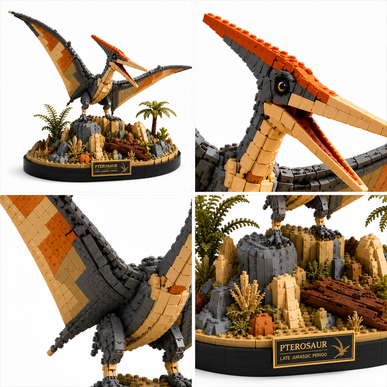 Pterosaur Prehistoric Sky Guardian Collector’s Building Set