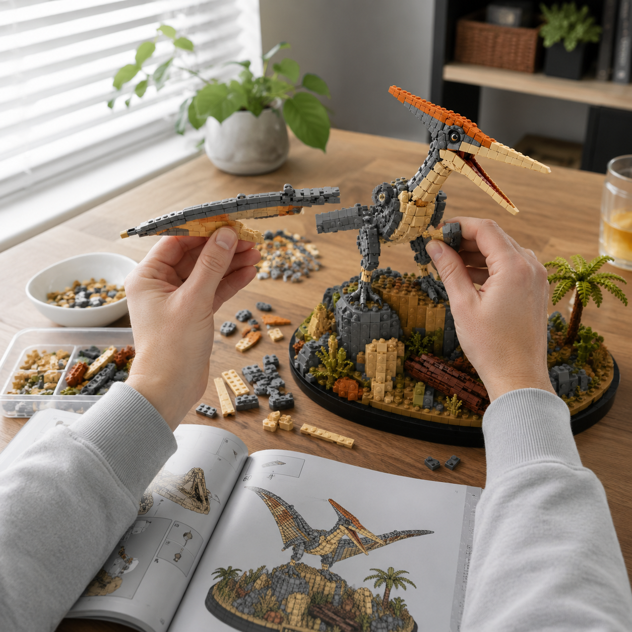Pterosaur Prehistoric Sky Guardian Collector’s Building Set