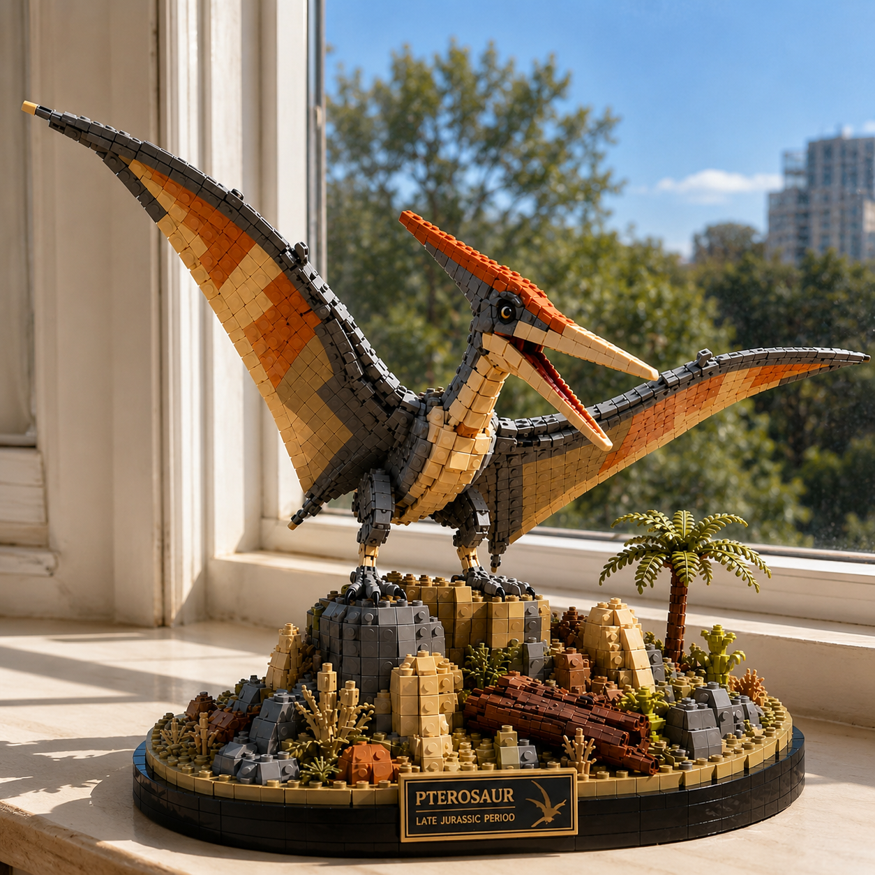 Pterosaur Prehistoric Sky Guardian Collector’s Building Set