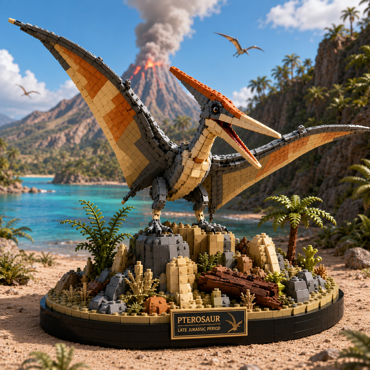 Pterosaur Prehistoric Sky Guardian Collector’s Building Set