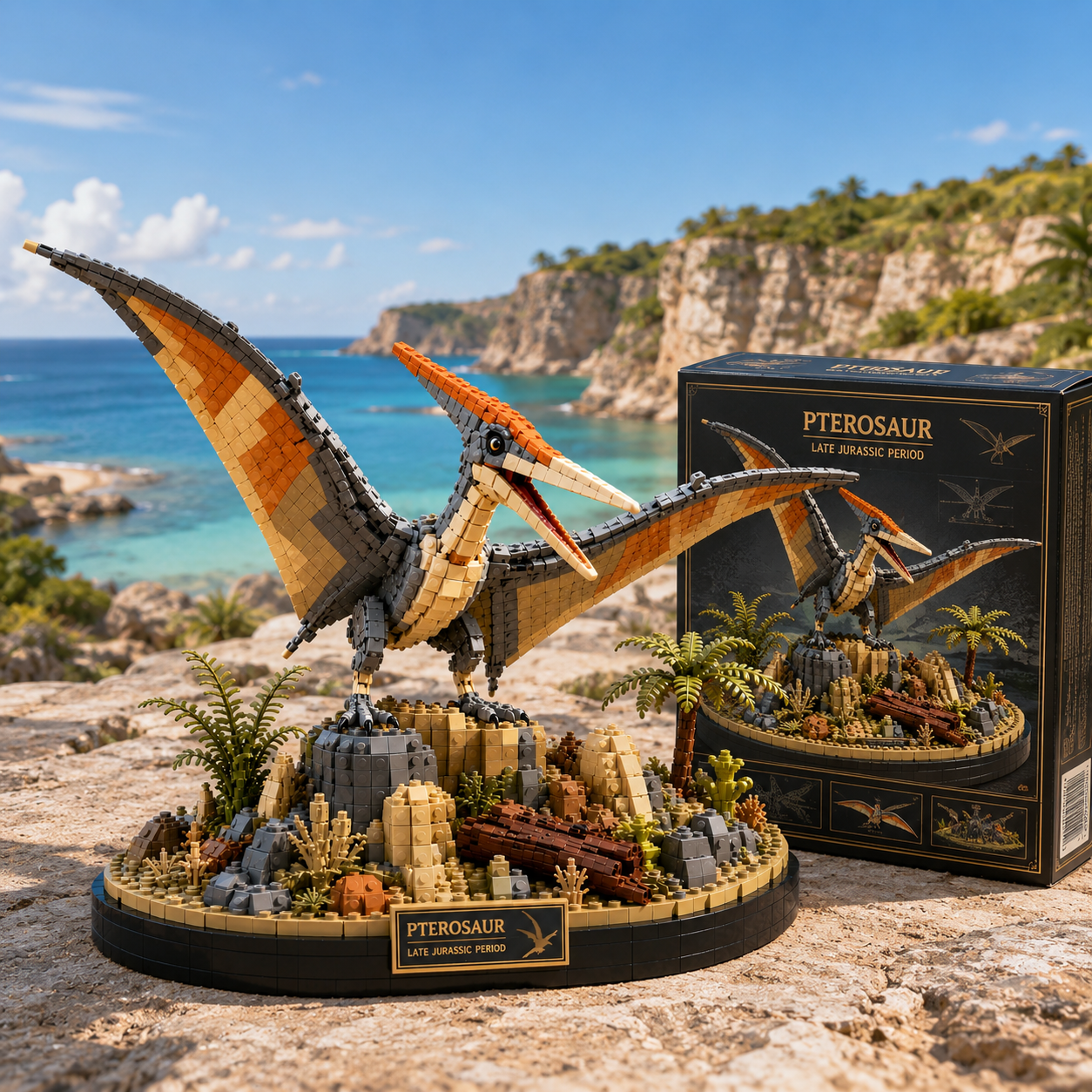 Pterosaur Prehistoric Sky Guardian Collector’s Building Set