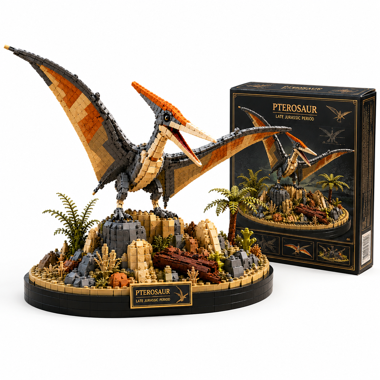 Pterosaur Prehistoric Sky Guardian Collector’s Building Set