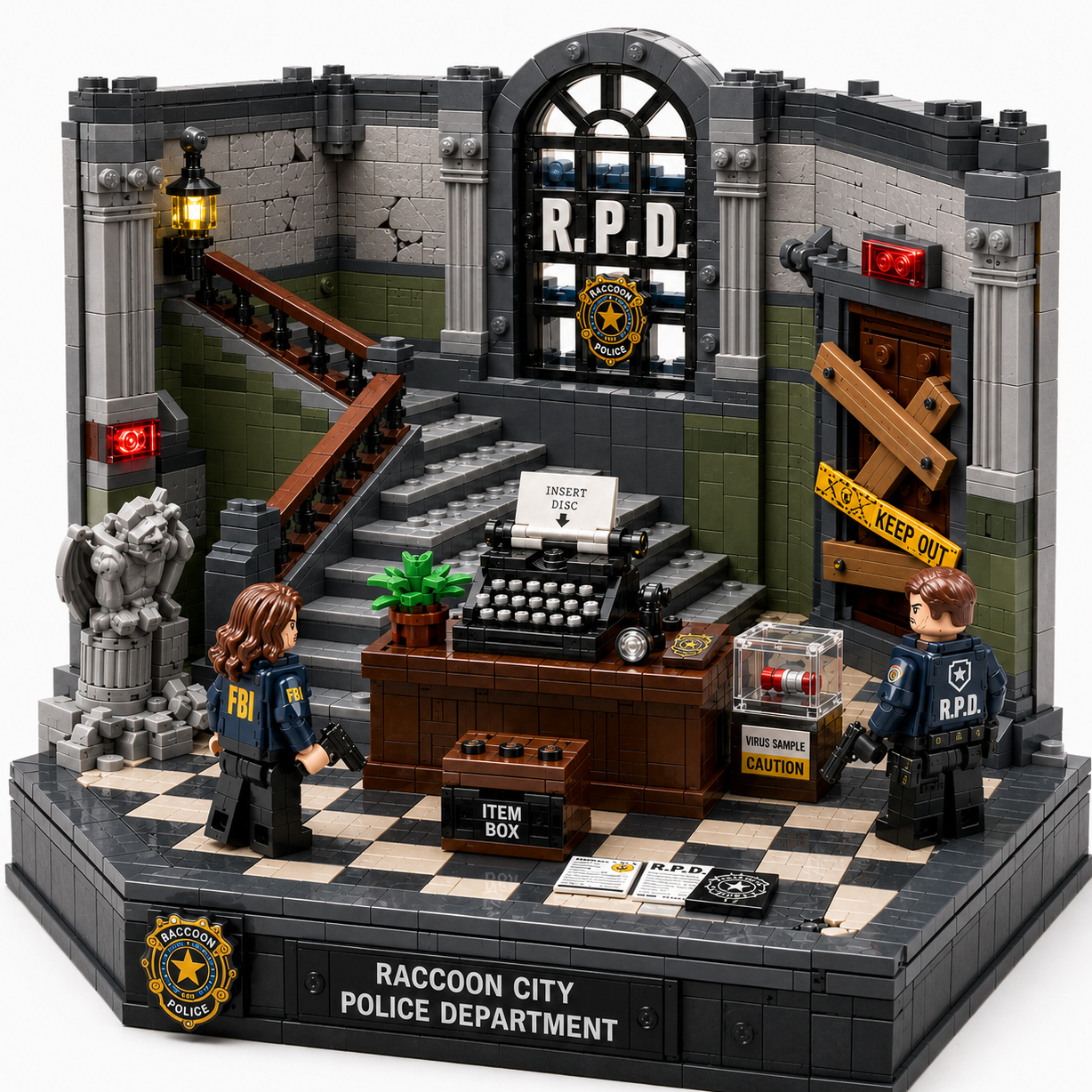 Raccoon City Police Department Collector Building Set