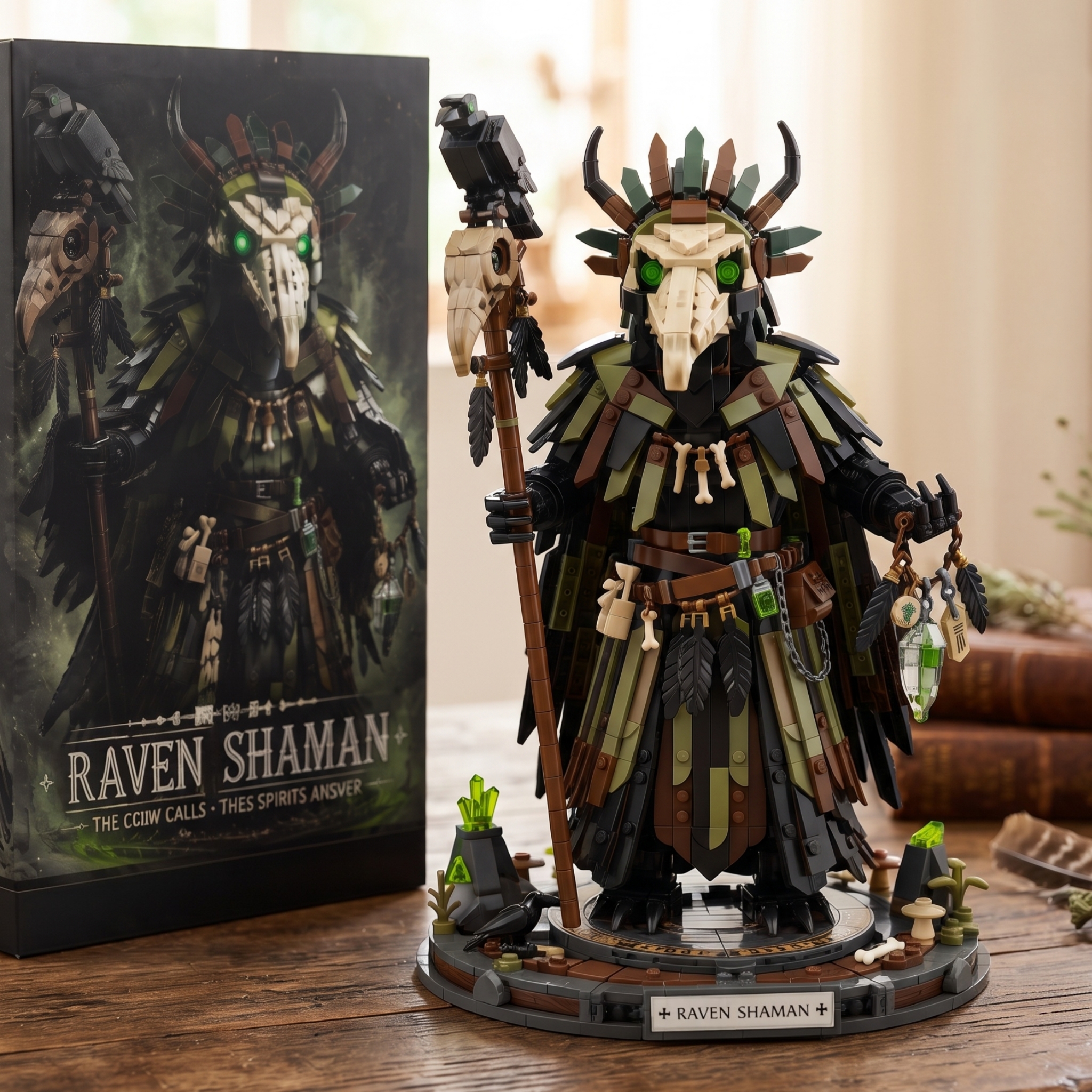 Raven Shaman Crow Spirit Building Set