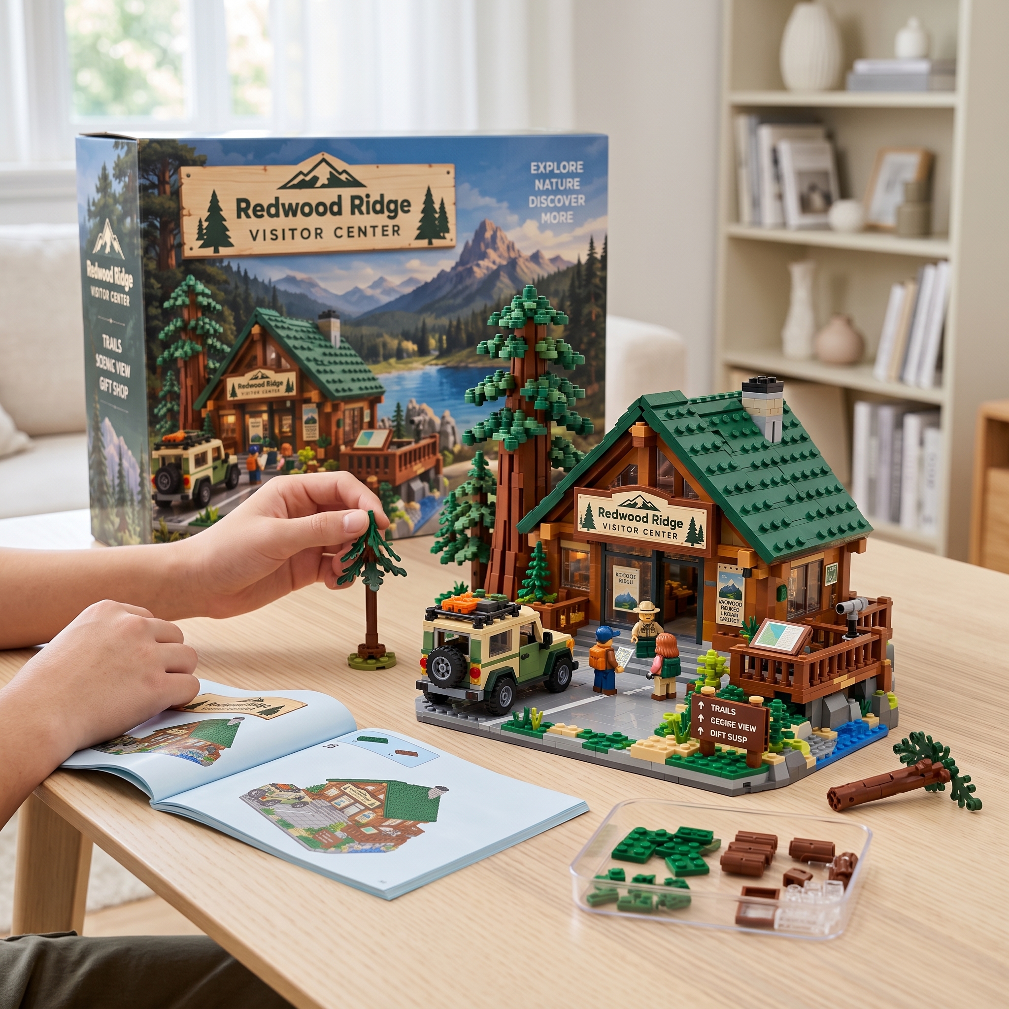 Redwood Ridge Visitor Center Building Set