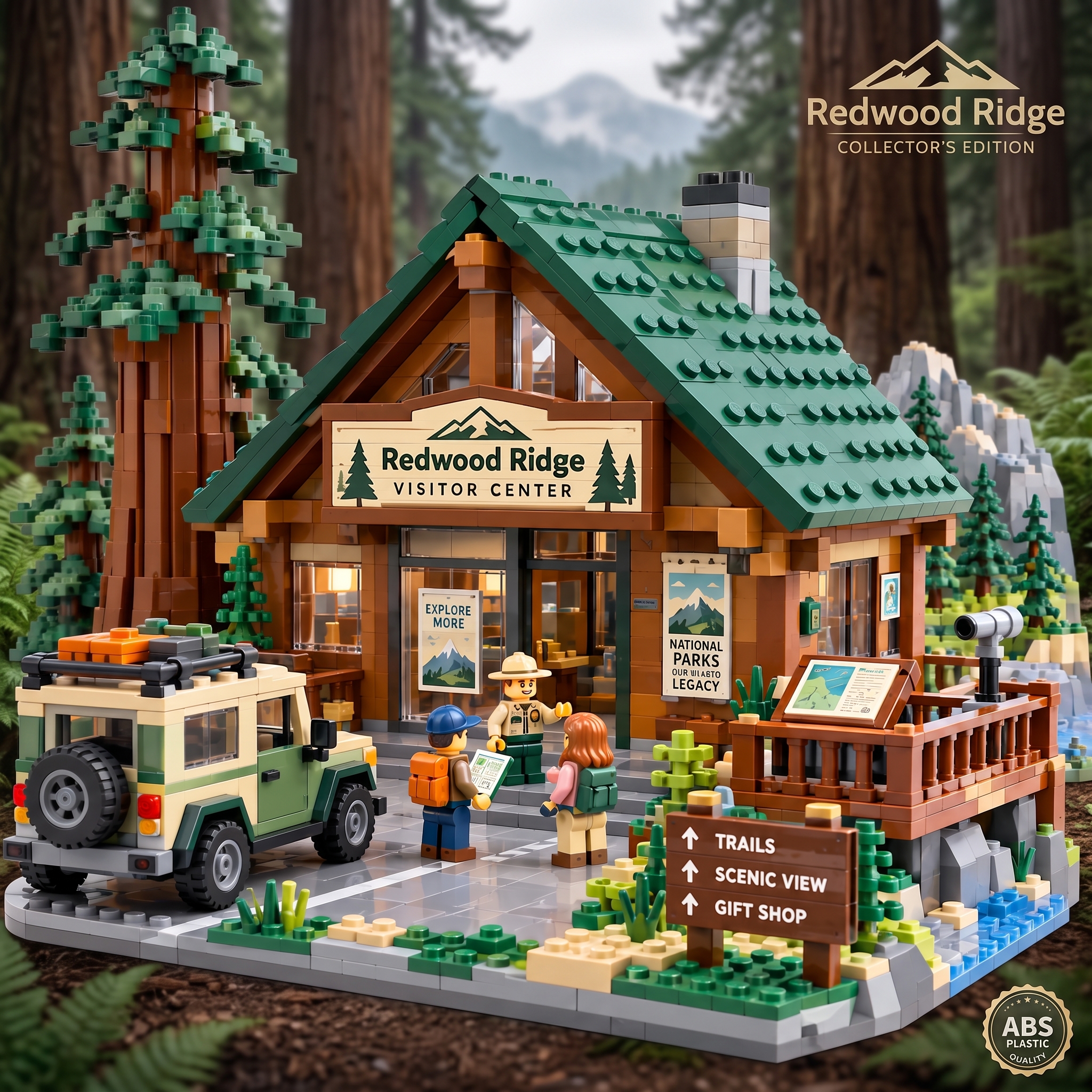 Redwood Ridge Visitor Center Building Set
