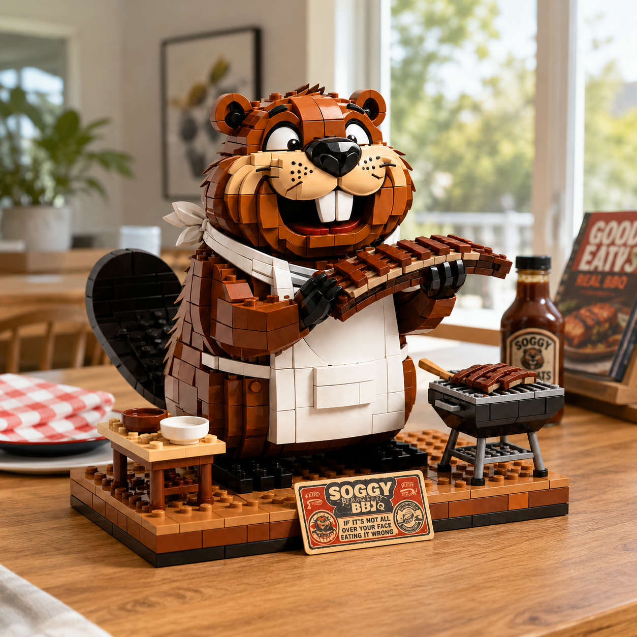 BBQ Beaver Building Set