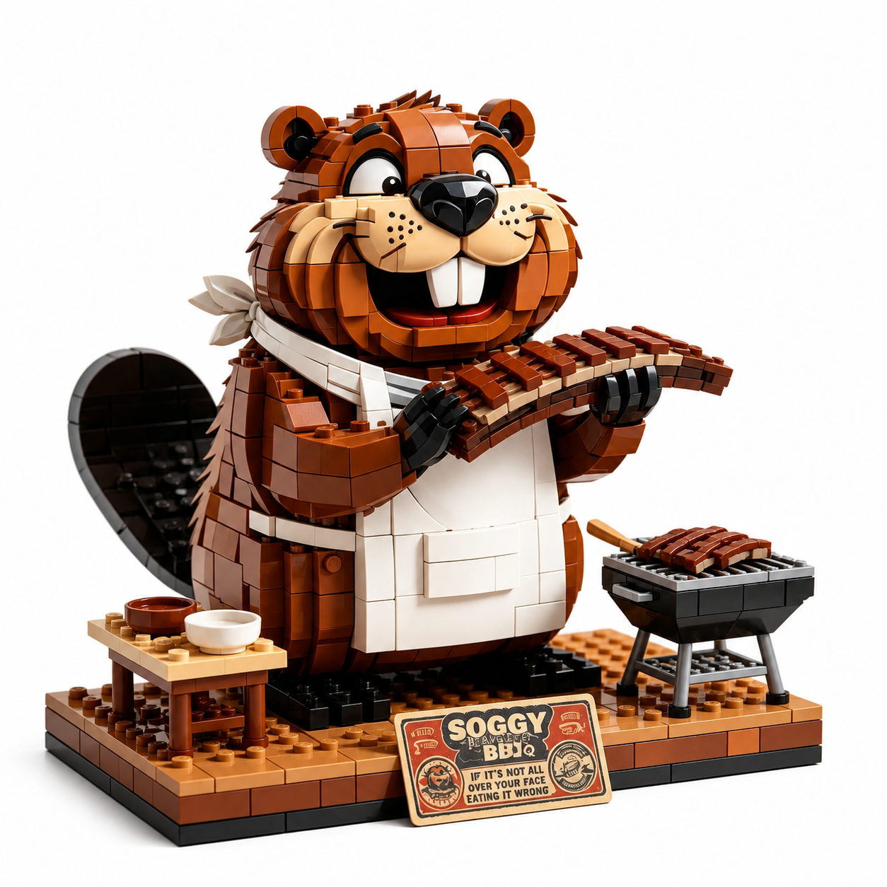 BBQ Beaver Building Set