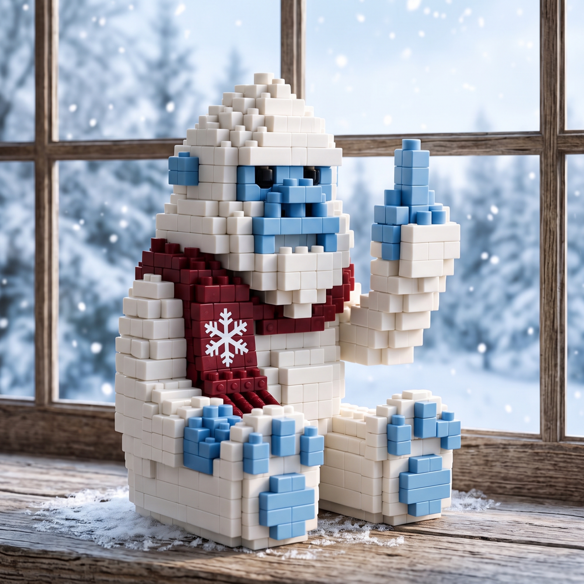 Sarcastic Yeti Building Block Set