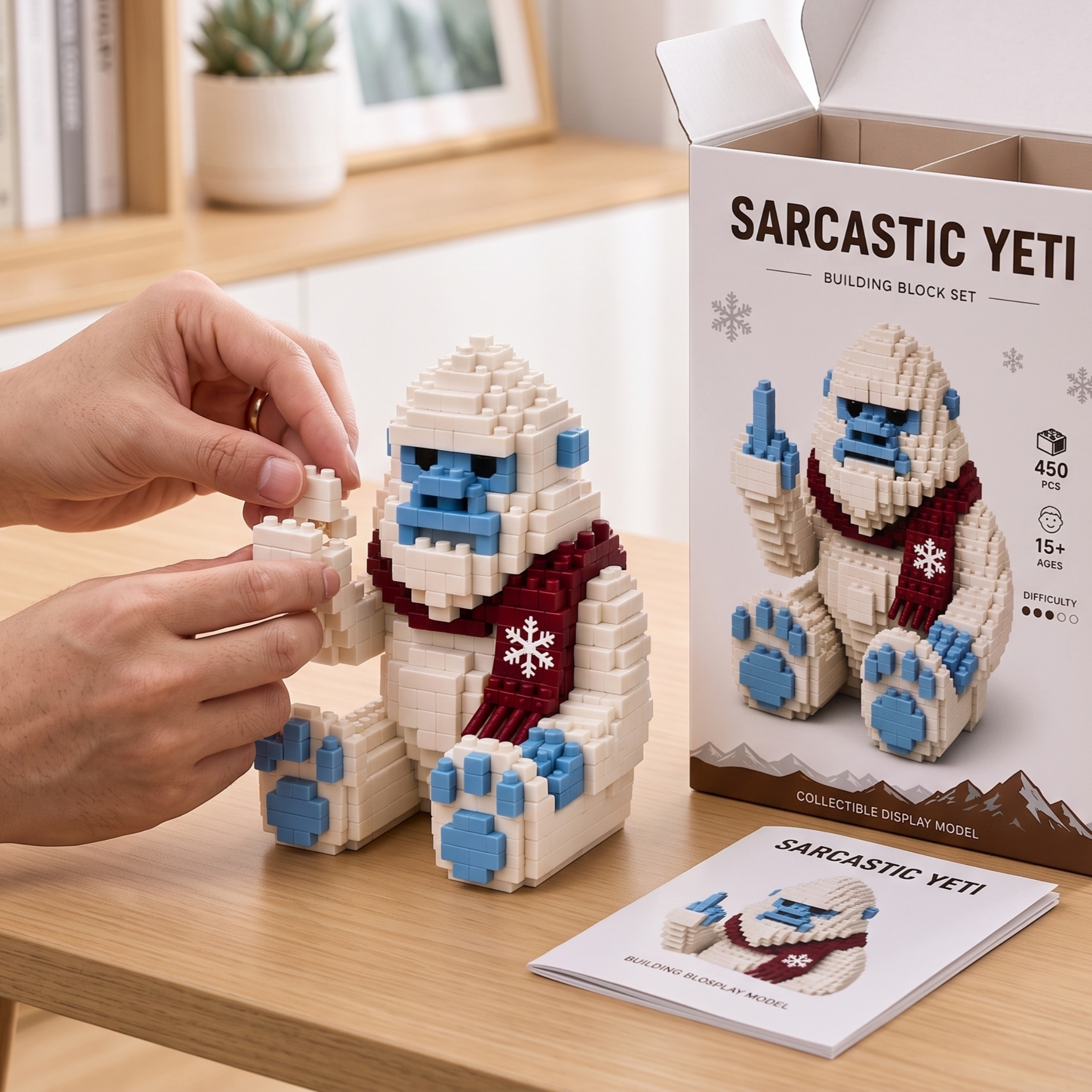 Sarcastic Yeti Building Block Set