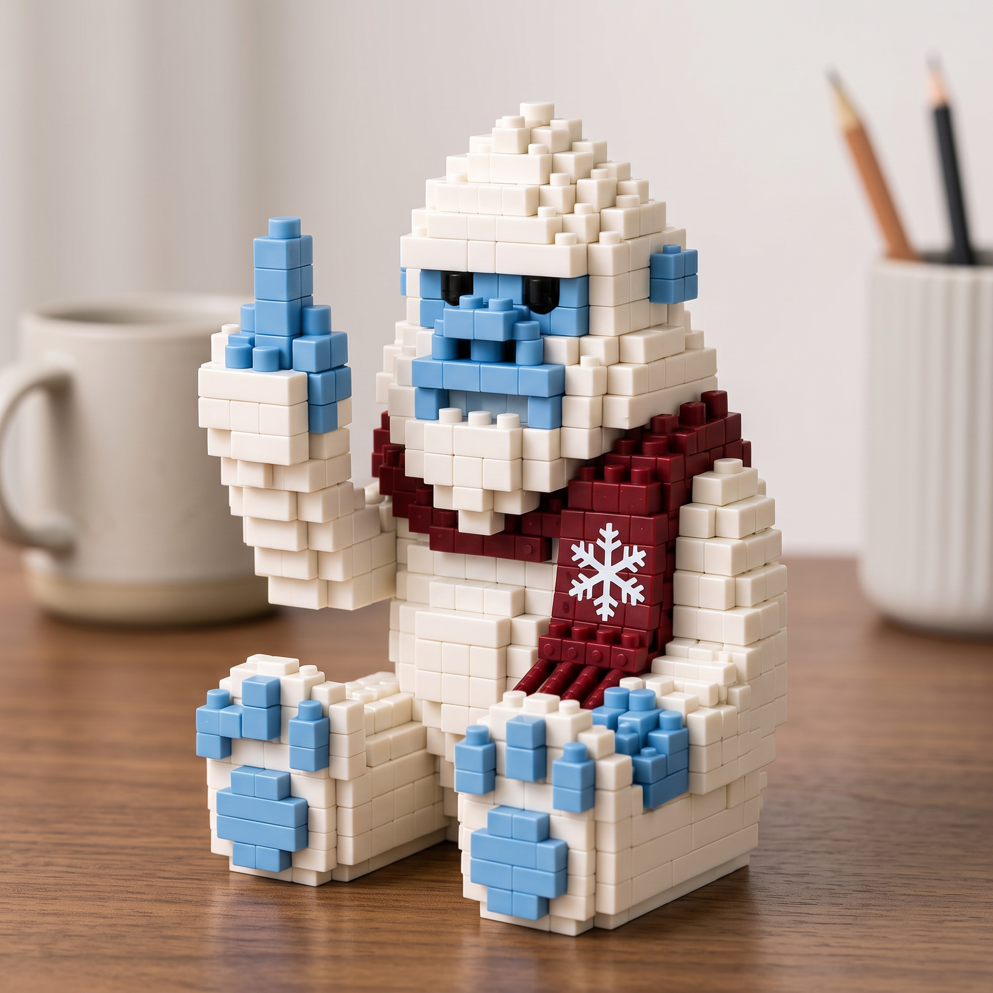 Sarcastic Yeti Building Block Set