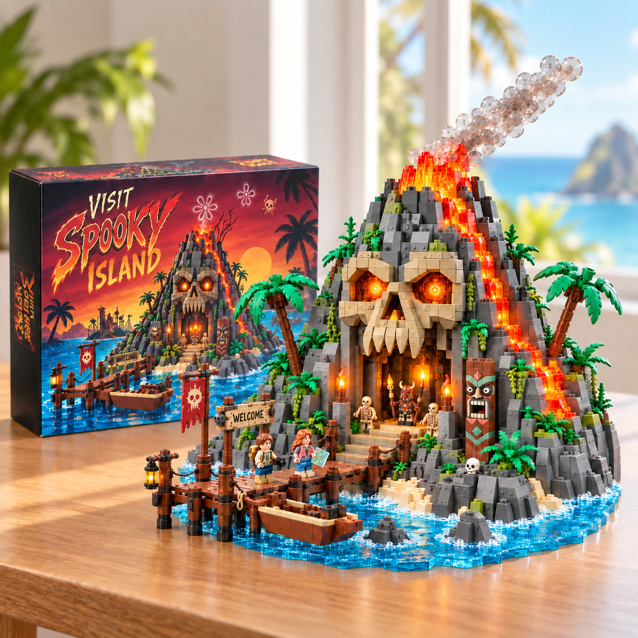 Skullfire Island Building Set 