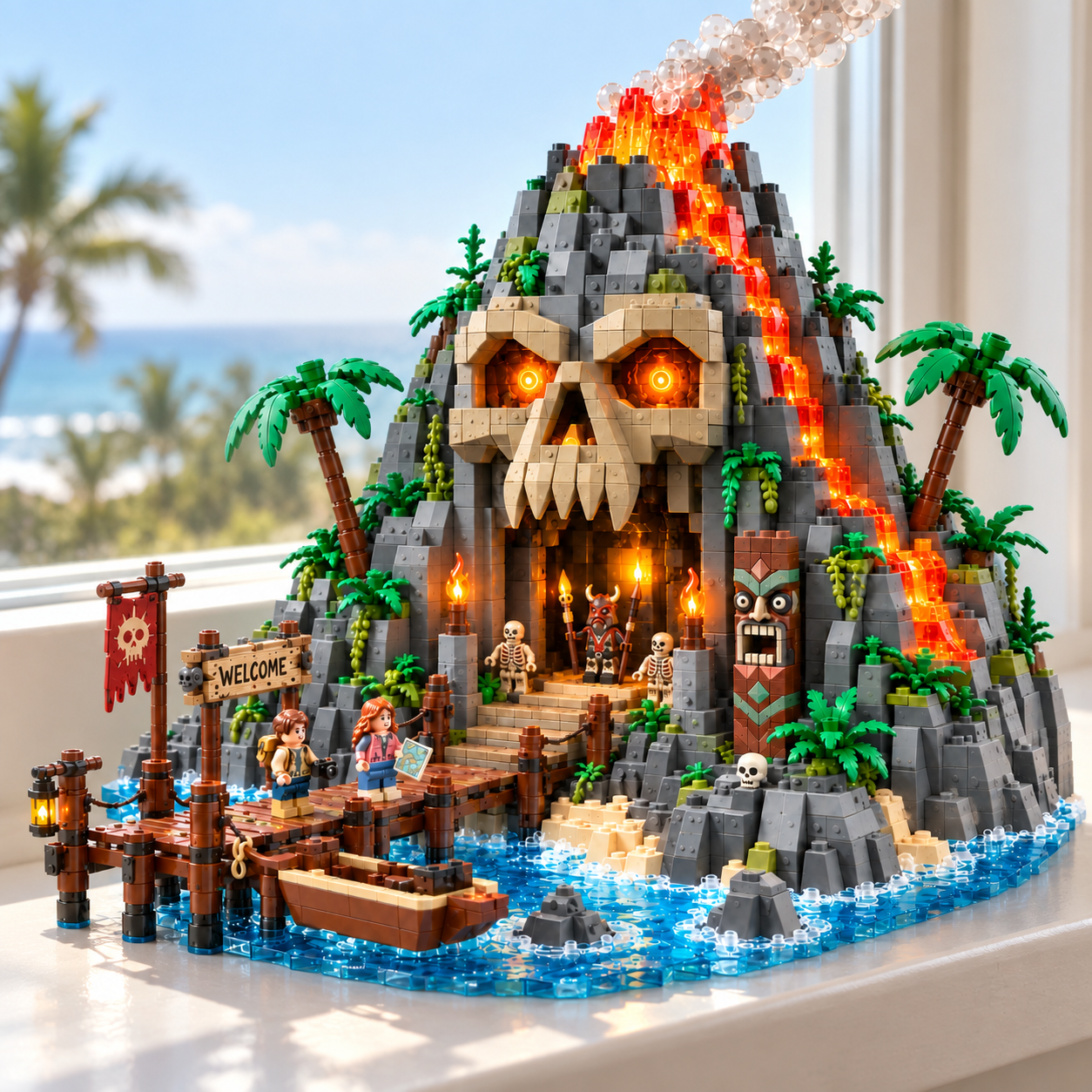 Skullfire Island Building Set 