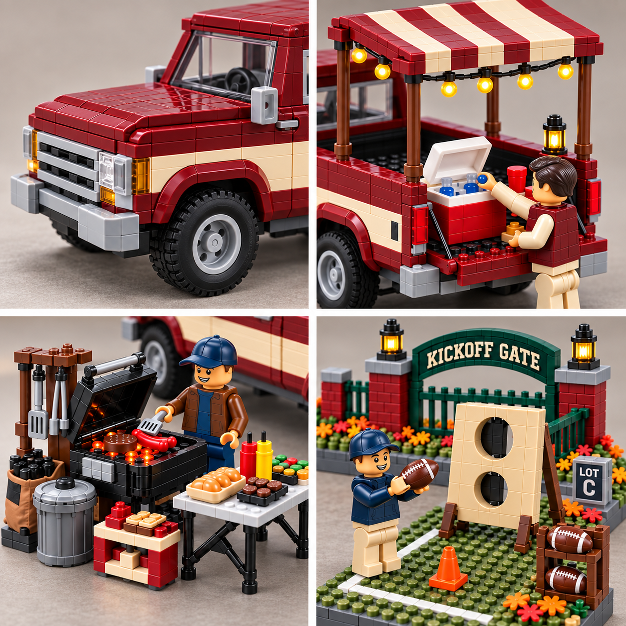 Sunday Kickoff Tailgate Building Set