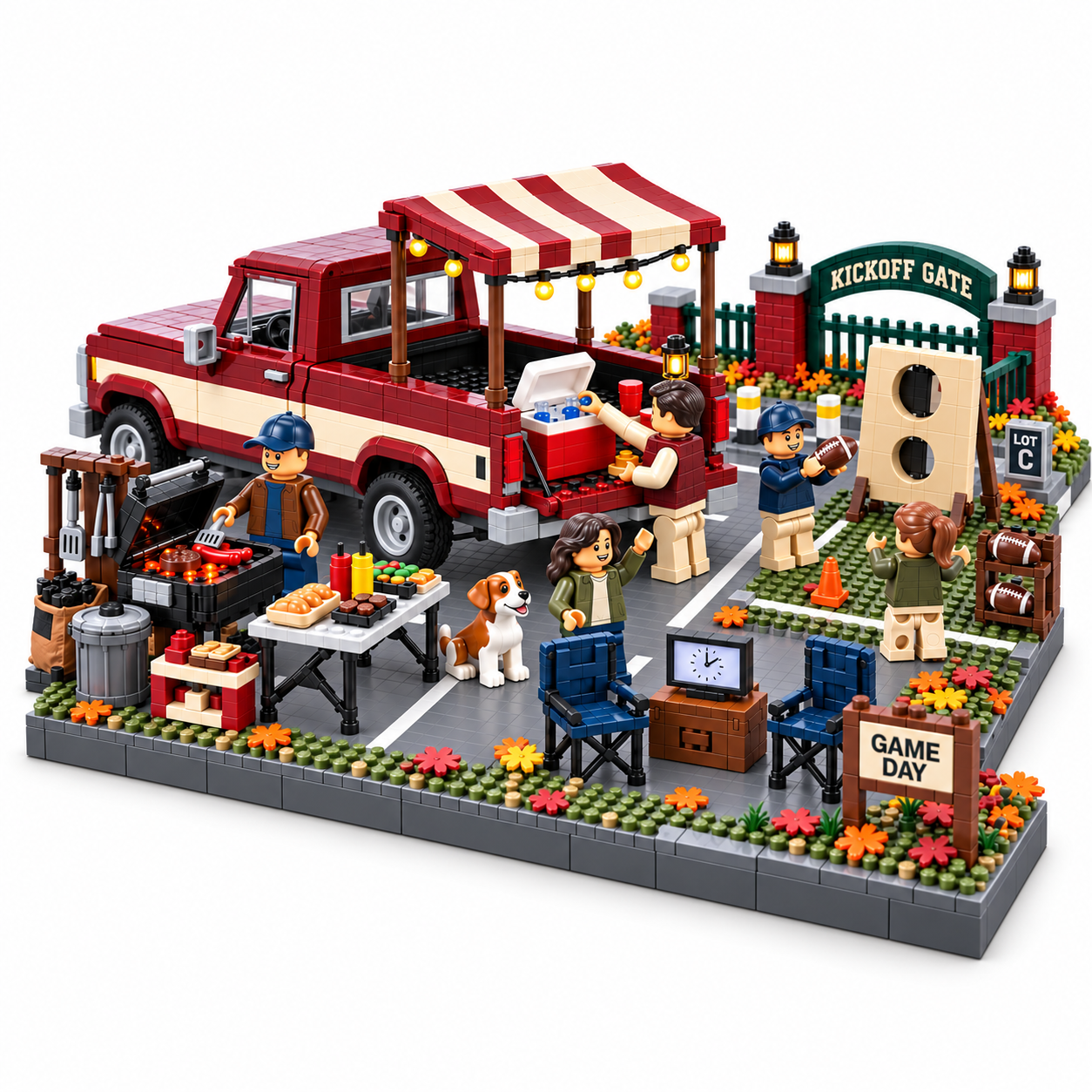 Sunday Kickoff Tailgate Building Set