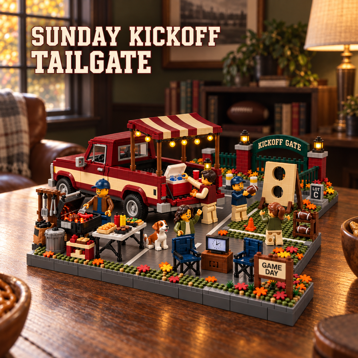 Sunday Kickoff Tailgate Building Set