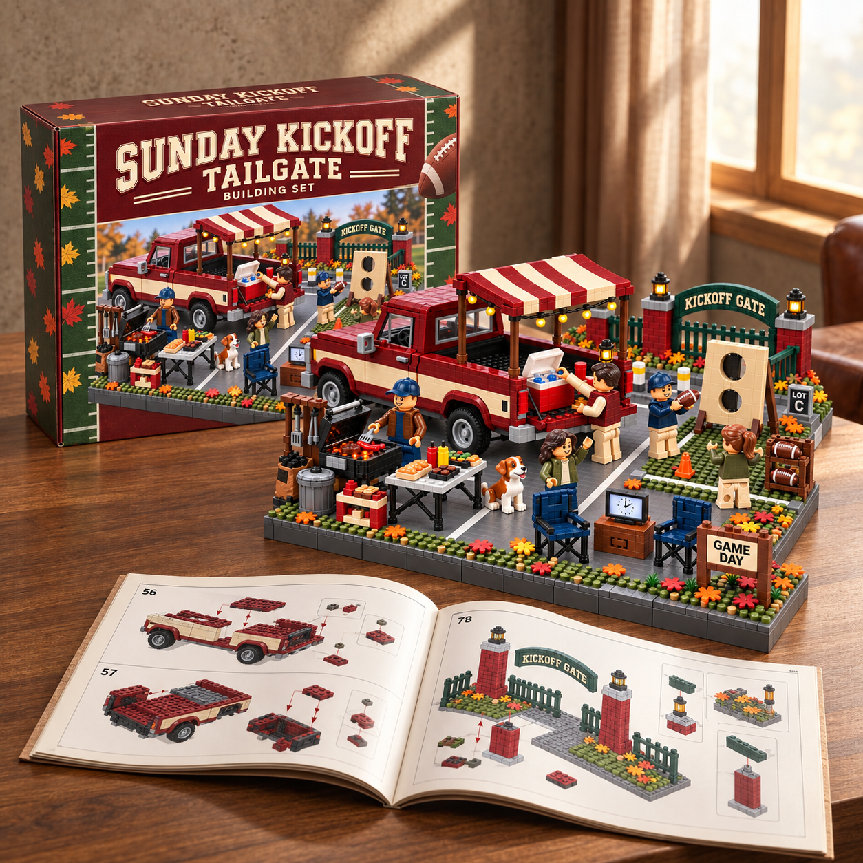 Sunday Kickoff Tailgate Building Set