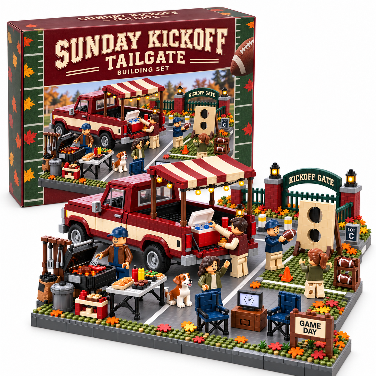 Sunday Kickoff Tailgate Building Set