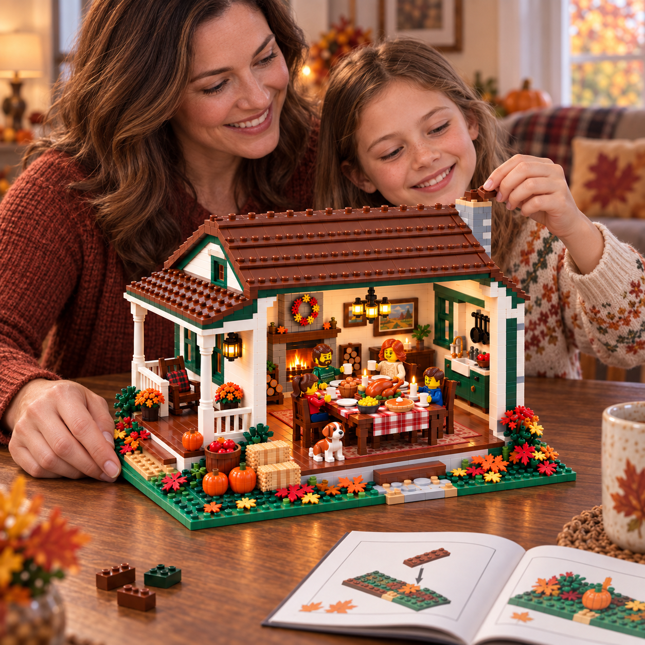 Thanksgiving Harvest Farmhouse Building Set