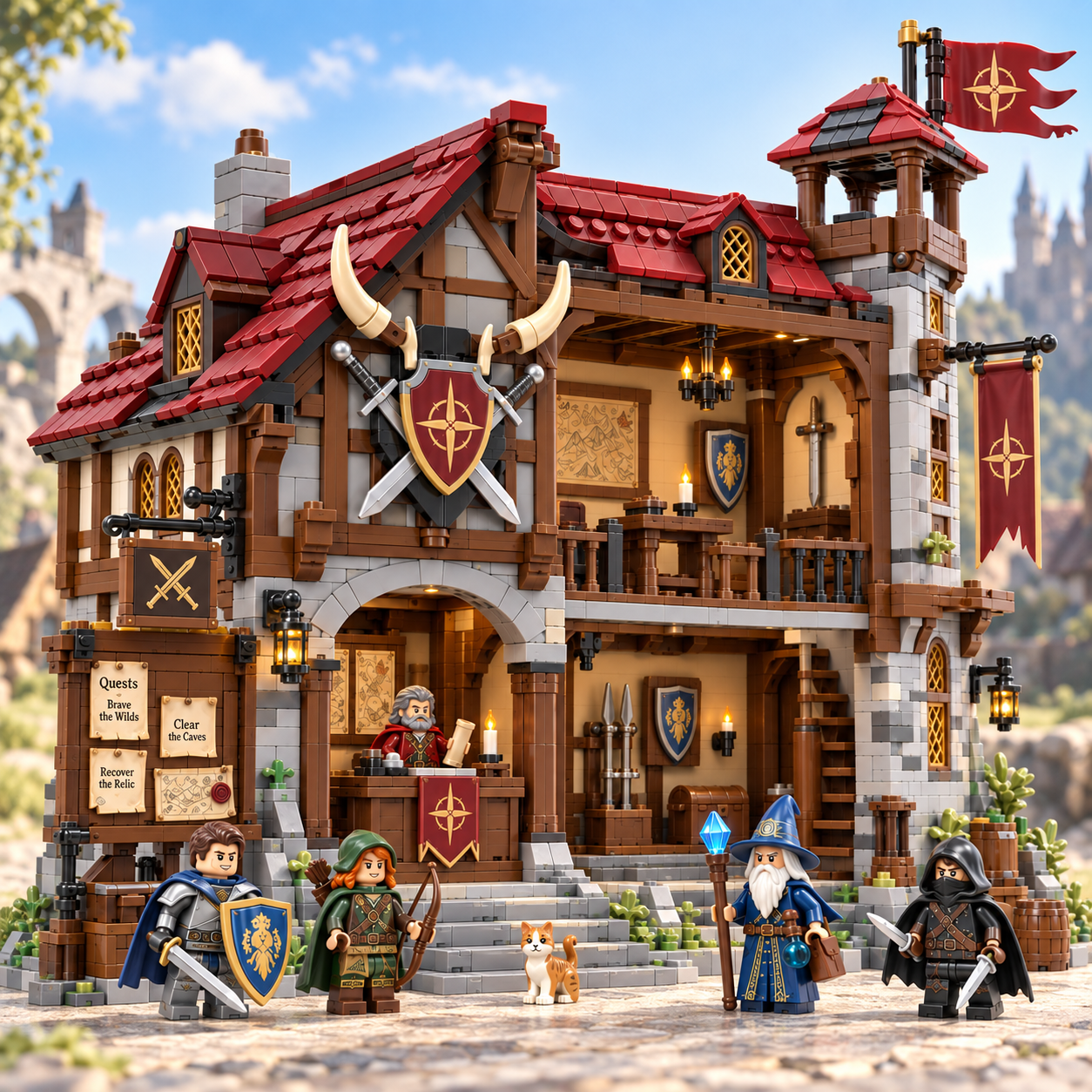 The Adventurers’ Guild Hall Building Set