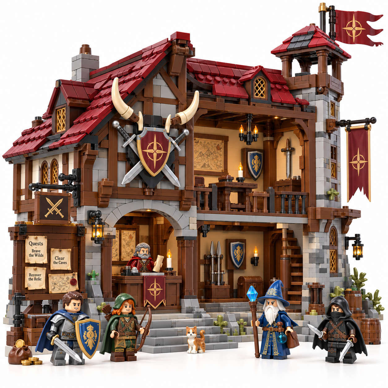 The Adventurers’ Guild Hall Building Set