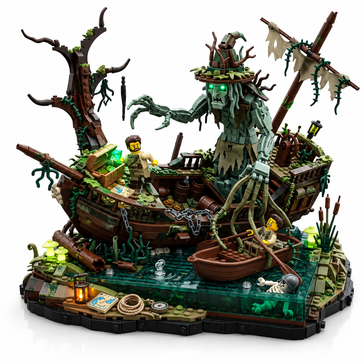 Swamp Witch Shipwreck Trap Diorama Building Set
