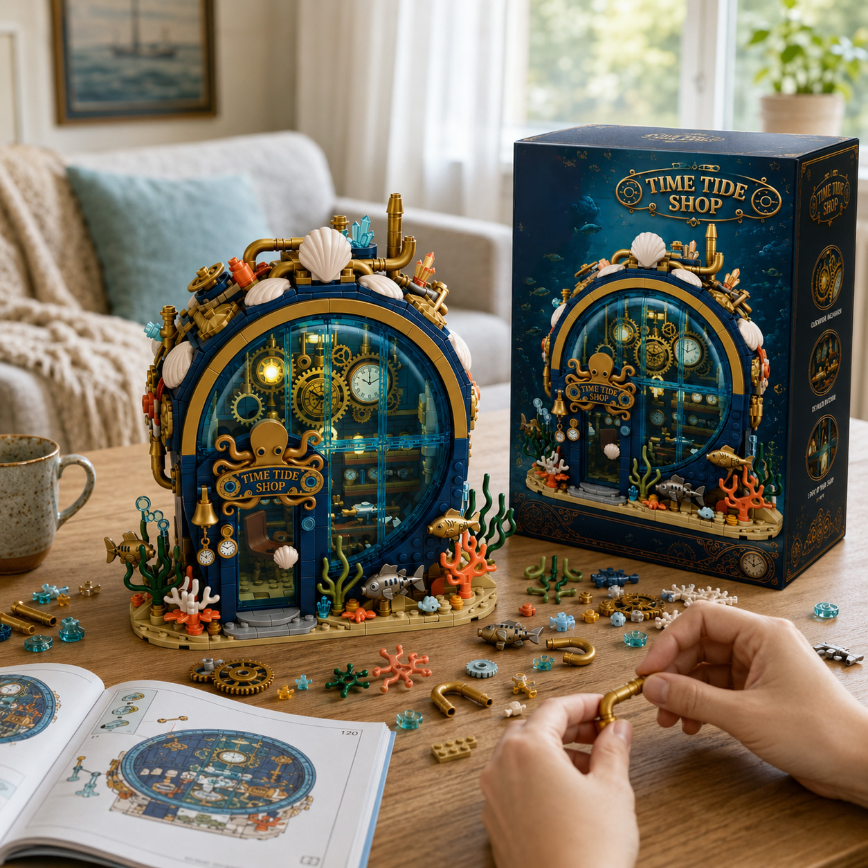 Time Tide Shop Undersea Clockwork Building Set