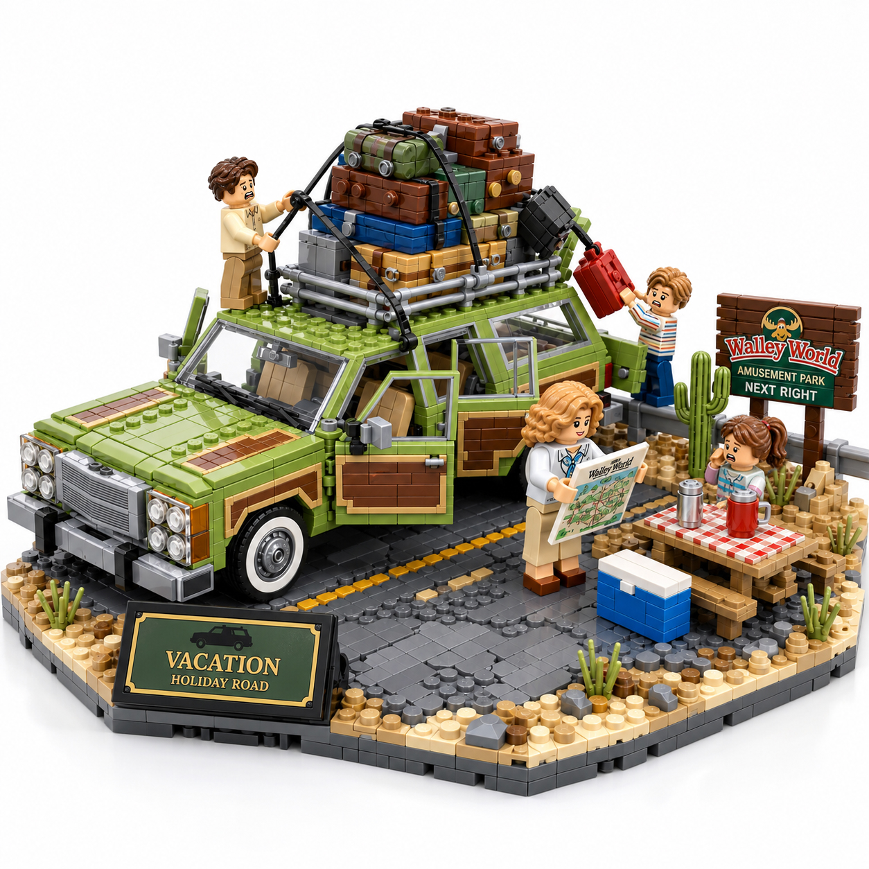 Griswold Holiday Road Family Vacation Collector Building Set