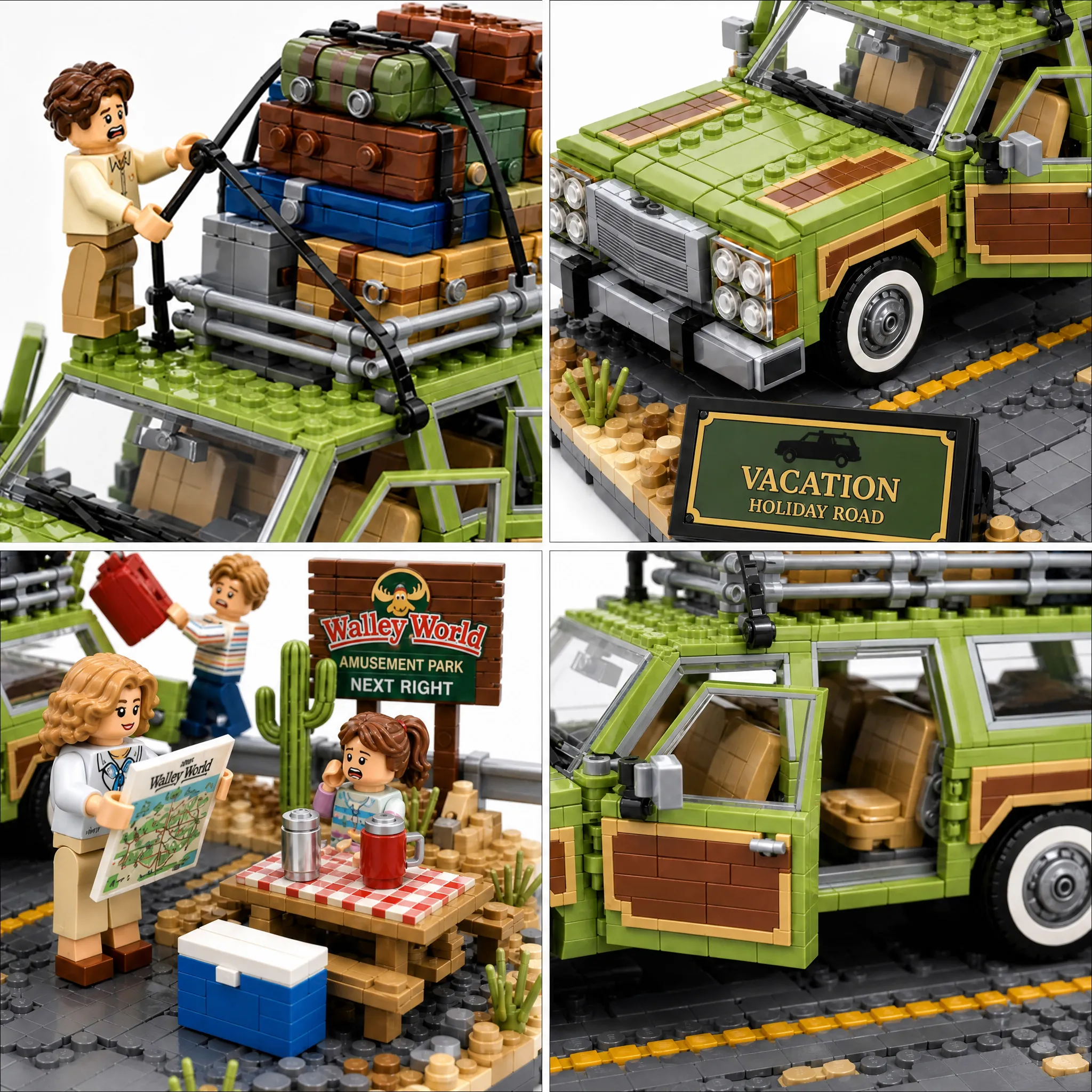 Griswold Holiday Road Family Vacation Collector Building Set