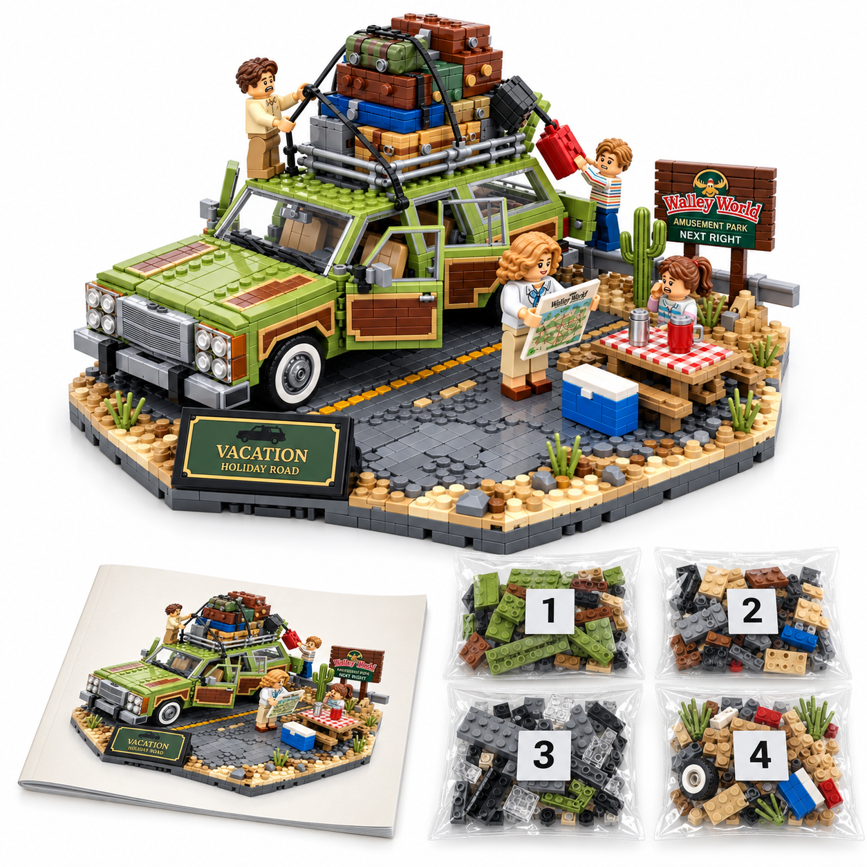 Griswold Holiday Road Family Vacation Collector Building Set