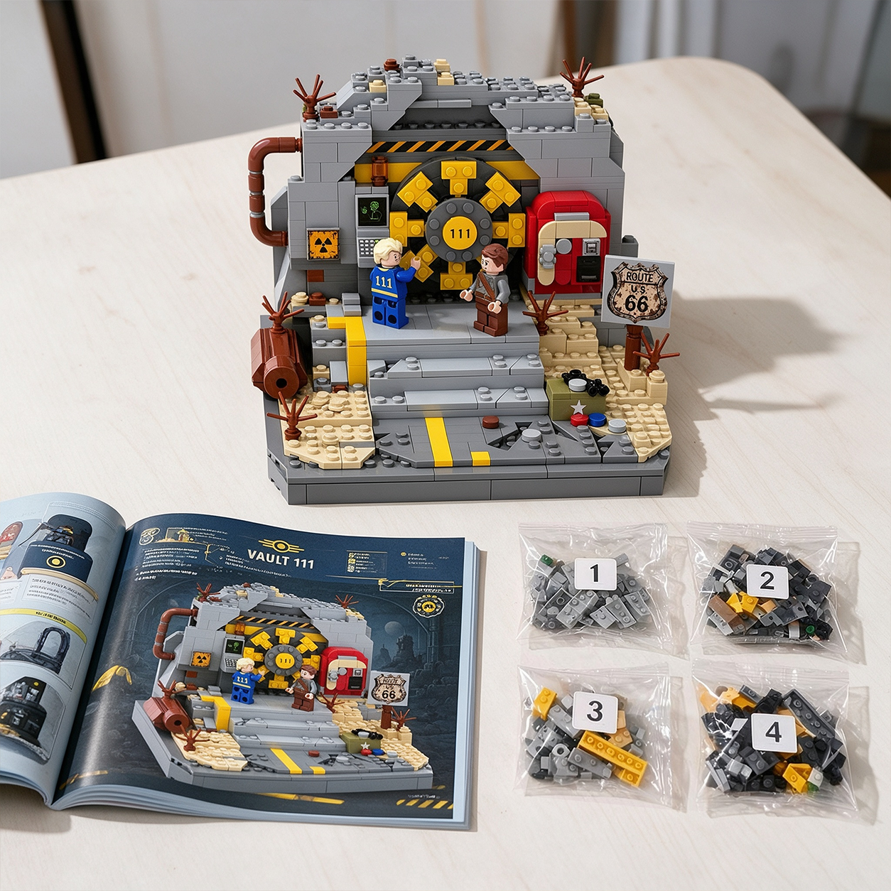 Vault 111 Wasteland Entrance Collector Building Set